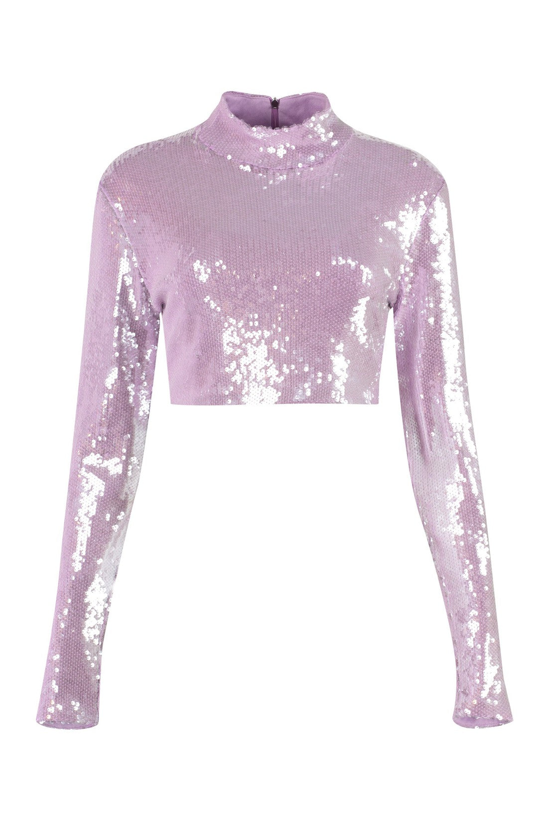 Piralo-OUTLET-SALE-Long sleeve sequin top-ARCHIVIST