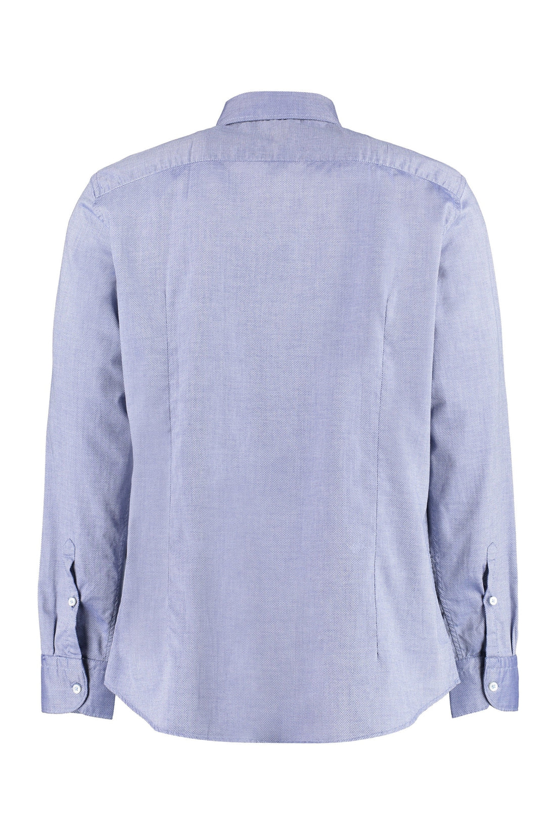 Piralo-OUTLET-SALE-Long sleeve stretch cotton shirt-ARCHIVIST