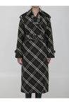 BURBERRY-OUTLET-SALE-Long trench coat in cotton blend-ARCHIVIST