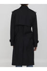 BURBERRY-OUTLET-SALE-Long trench coat in silk blend-ARCHIVIST