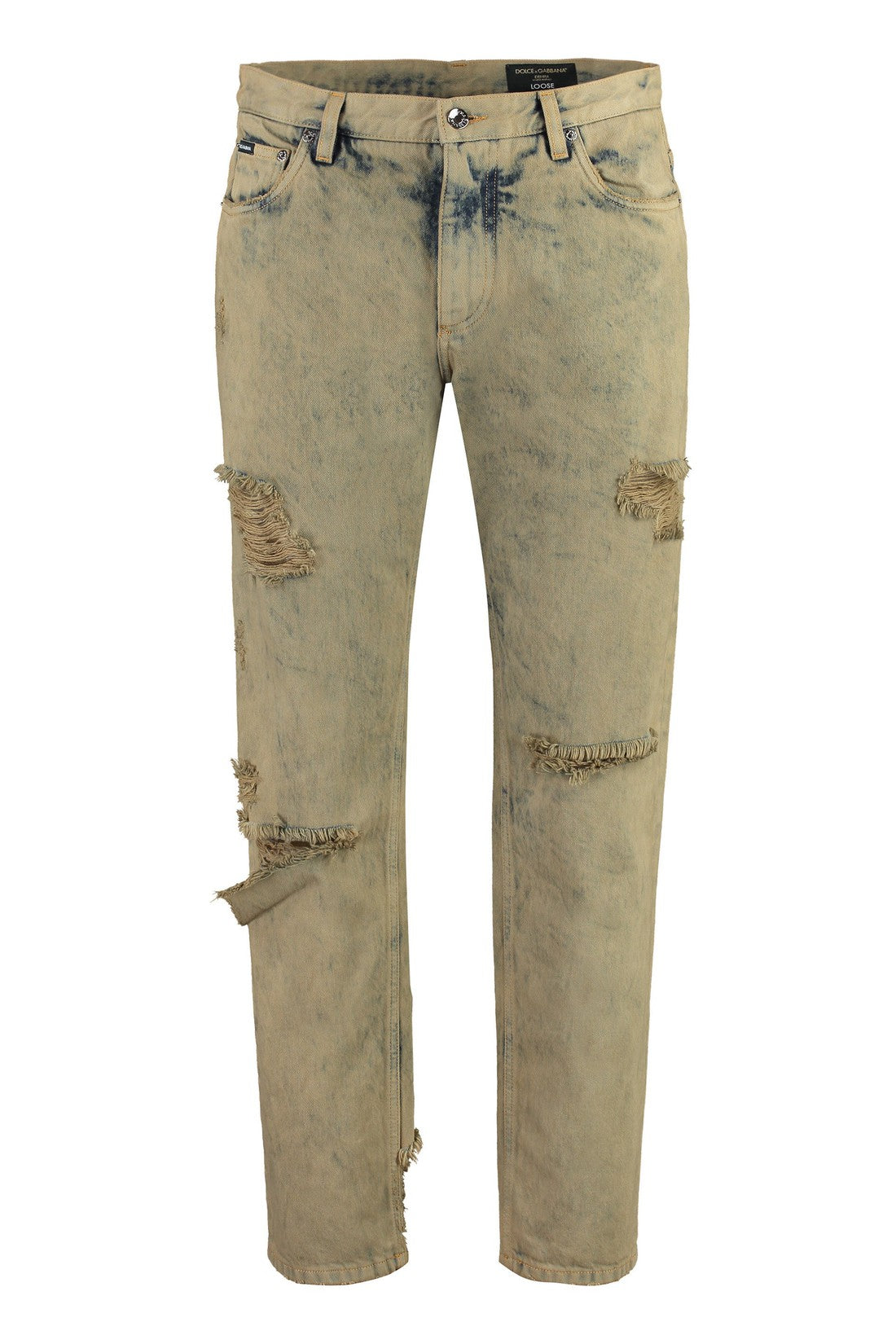 Dolce & Gabbana-OUTLET-SALE-Loose 5-pocket jeans-ARCHIVIST