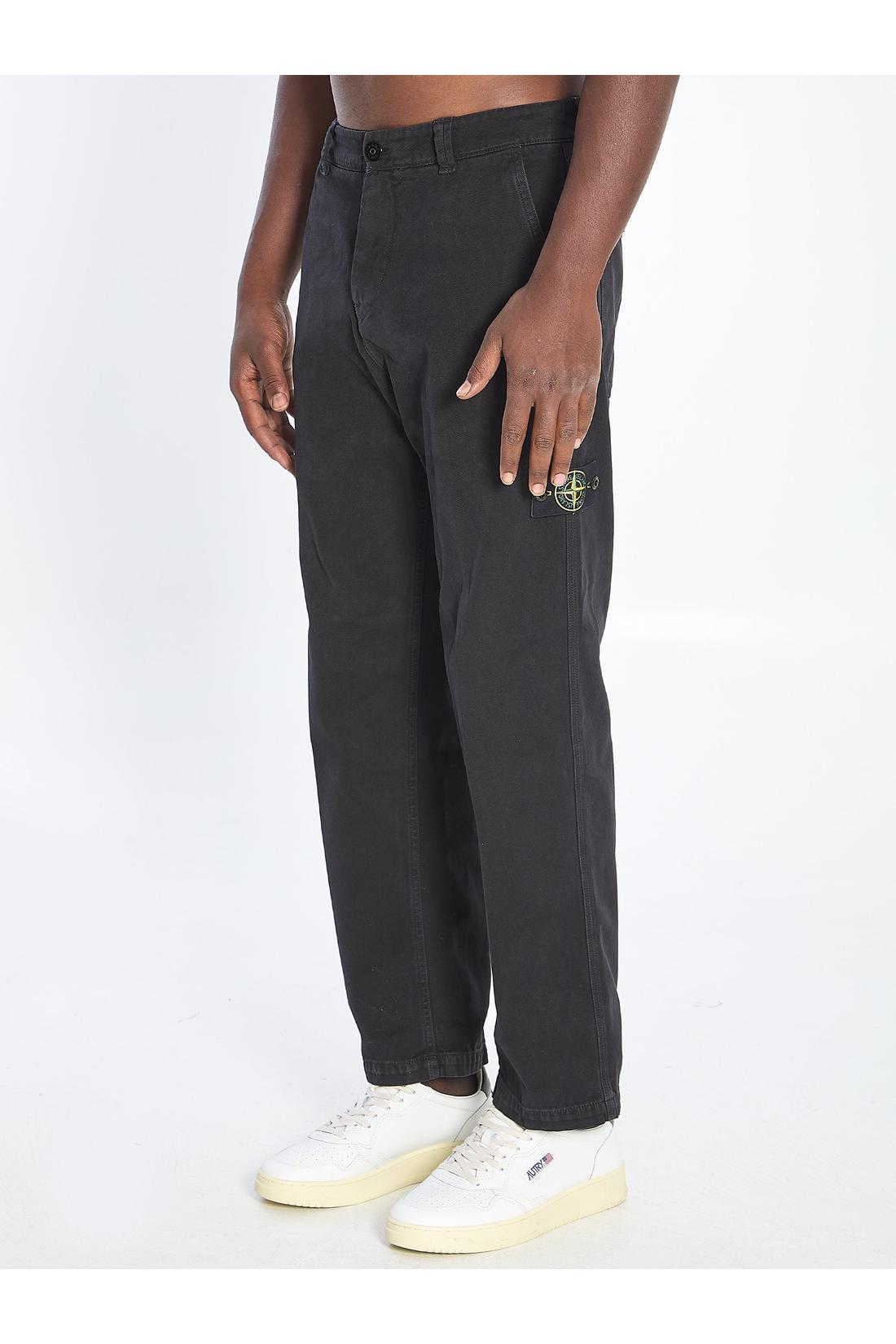 Stone Island-OUTLET-SALE-Loose fit pants-ARCHIVIST