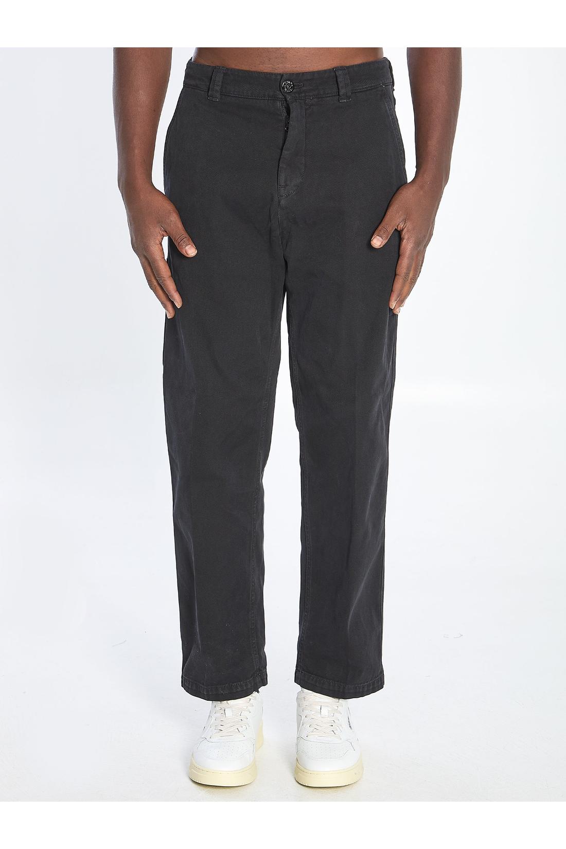Stone Island-OUTLET-SALE-Loose fit pants-ARCHIVIST