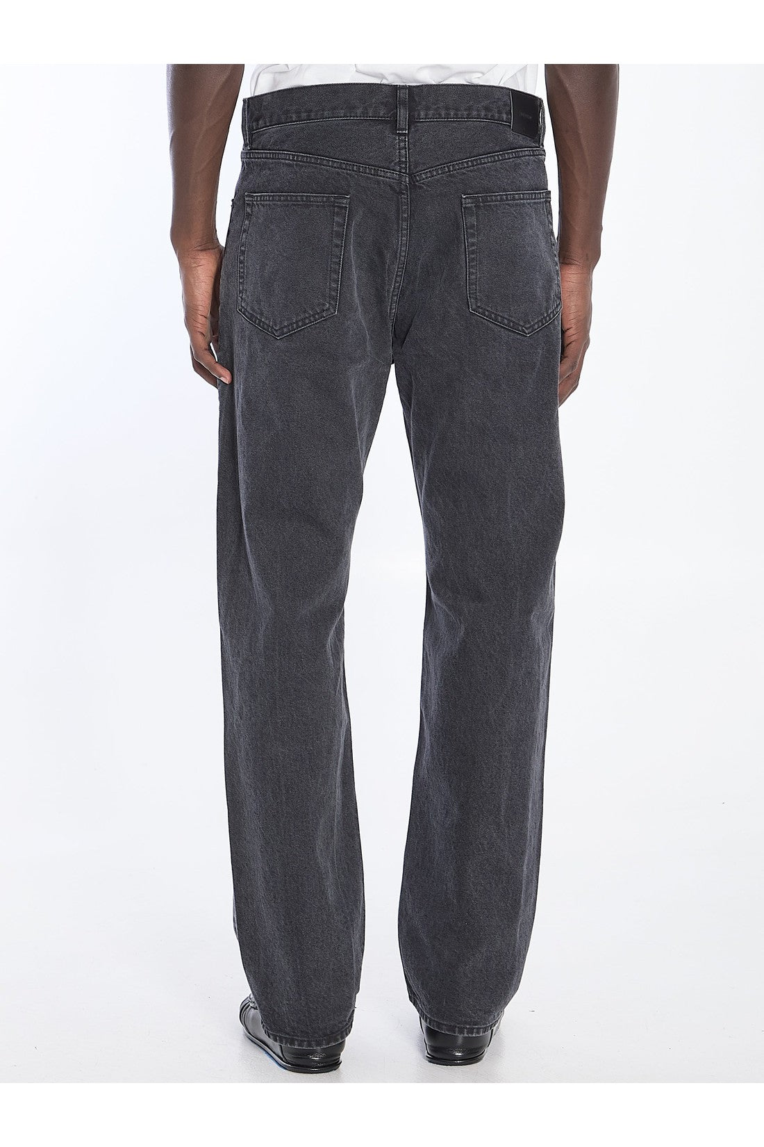 SAINT LAURENT-OUTLET-SALE-Loose jeans in denim-ARCHIVIST