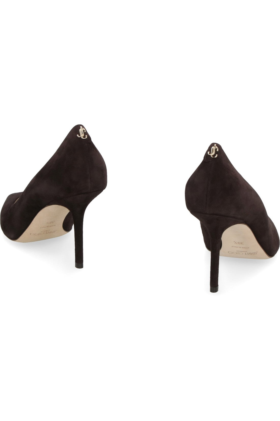 Jimmy Choo-OUTLET-SALE-Love 85 suede pointy-toe pumps-ARCHIVIST