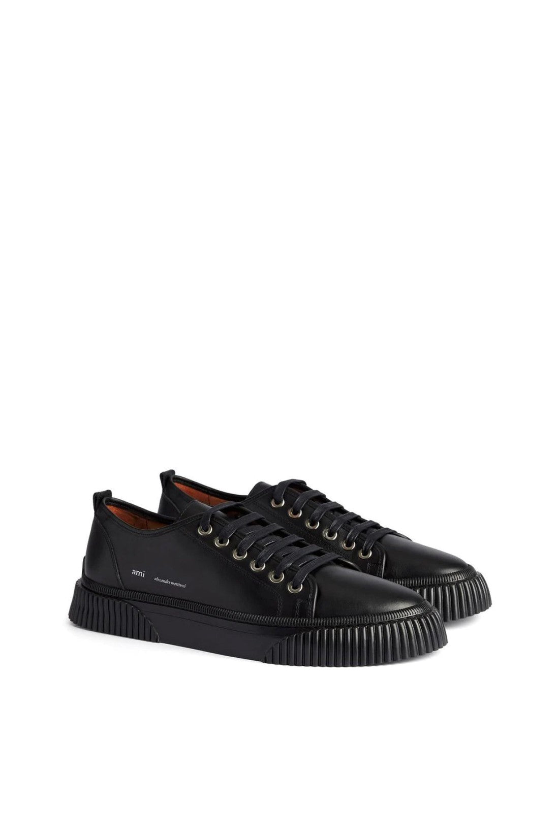 AMI Paris-OUTLET-SALE-Low-Top Lace-up Sneakers-ARCHIVIST