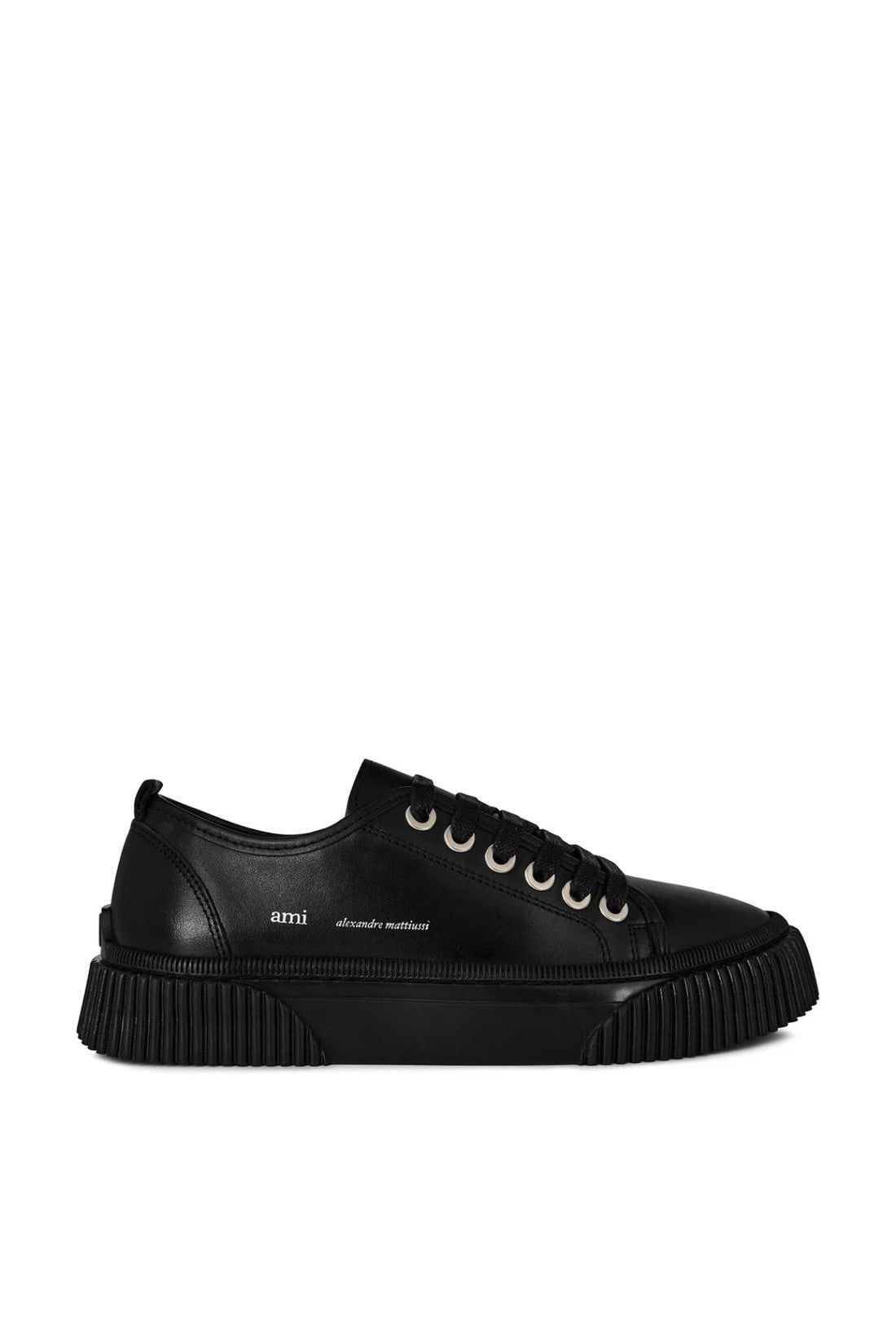 AMI Paris-OUTLET-SALE-Low-Top Lace-up Sneakers-ARCHIVIST