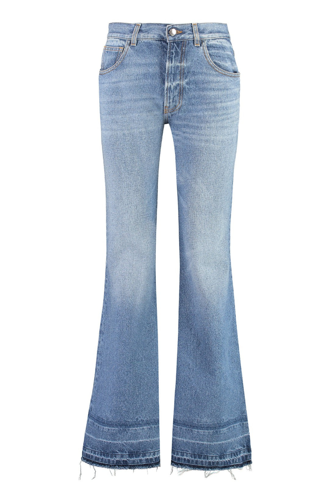 Chloé-OUTLET-SALE-Low-rise flared jeans-ARCHIVIST