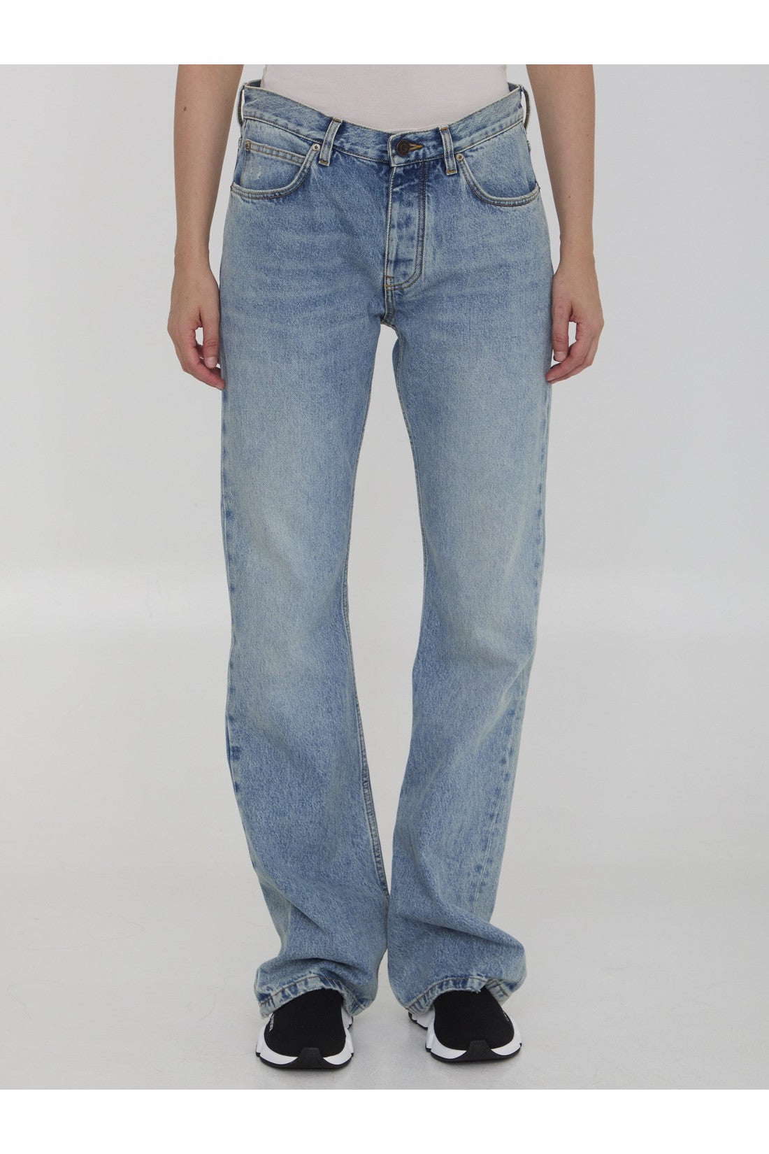 BALENCIAGA-OUTLET-SALE-Low waist straight jeans-ARCHIVIST