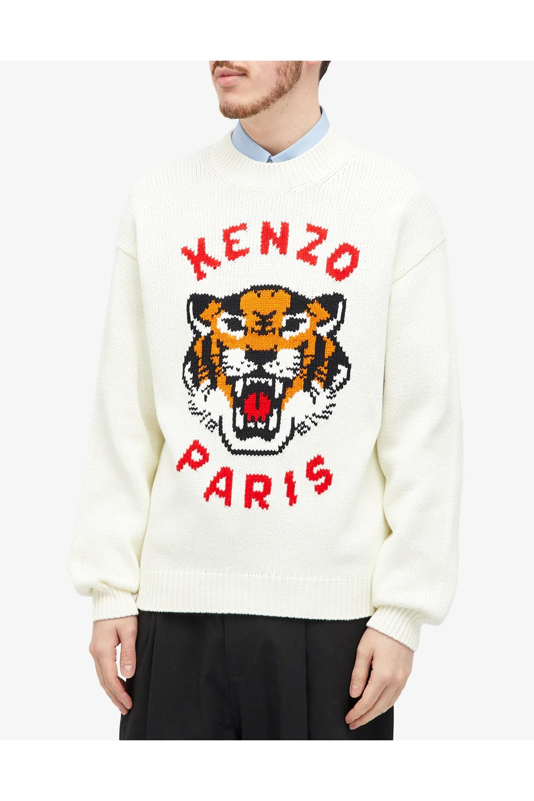 Kenzo-OUTLET-SALE-Lucky Tiger Logo Sweater-ARCHIVIST