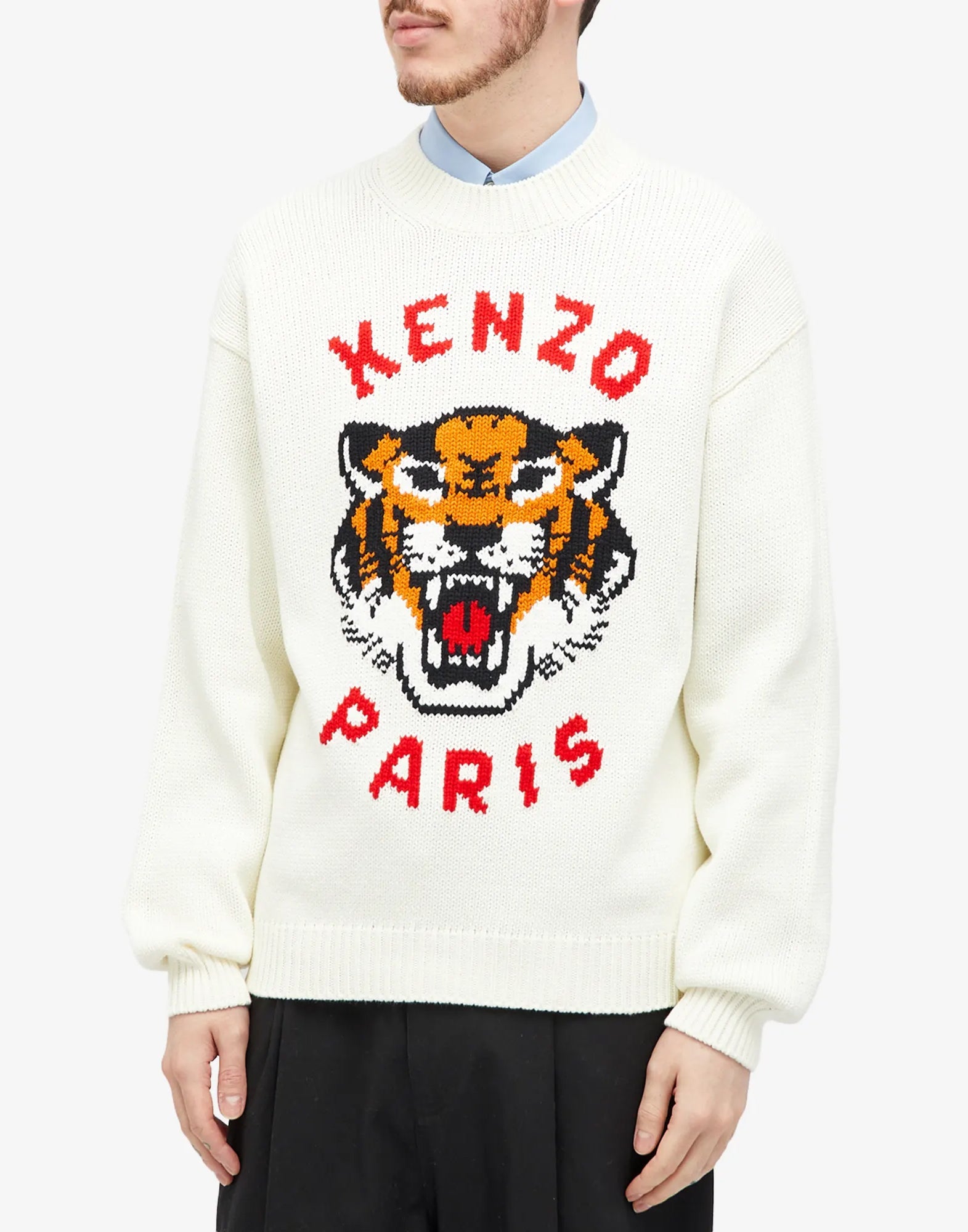 Kenzo-OUTLET-SALE-Lucky Tiger Logo Sweater-ARCHIVIST