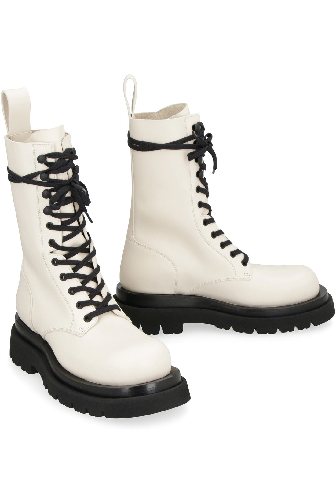 Bottega Veneta-OUTLET-SALE-Lug lace-up ankle boots-ARCHIVIST
