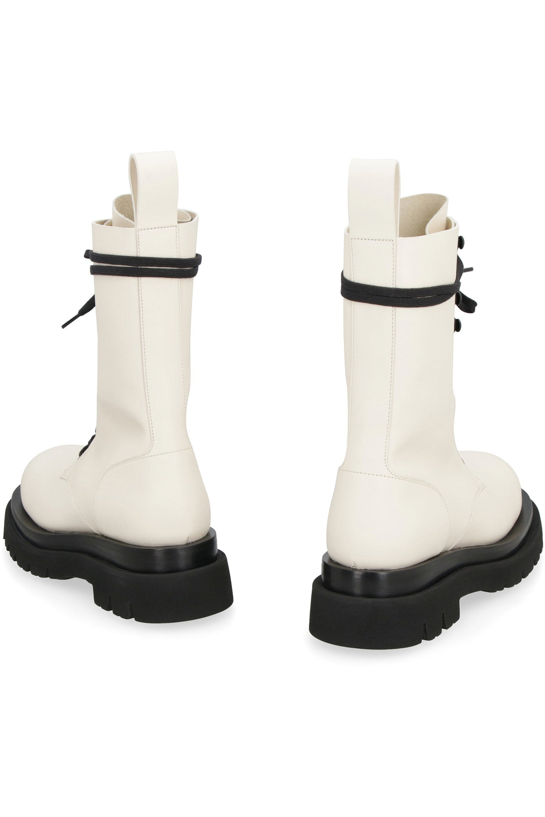 Bottega Veneta-OUTLET-SALE-Lug lace-up ankle boots-ARCHIVIST