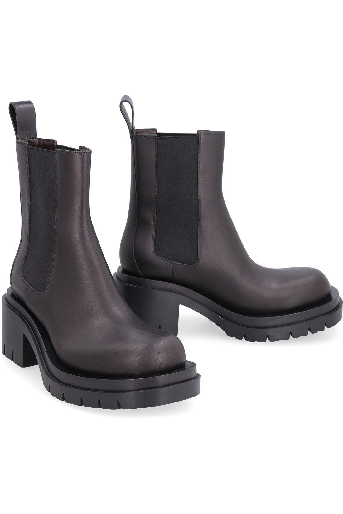 Bottega Veneta-OUTLET-SALE-Lug leather boots-ARCHIVIST