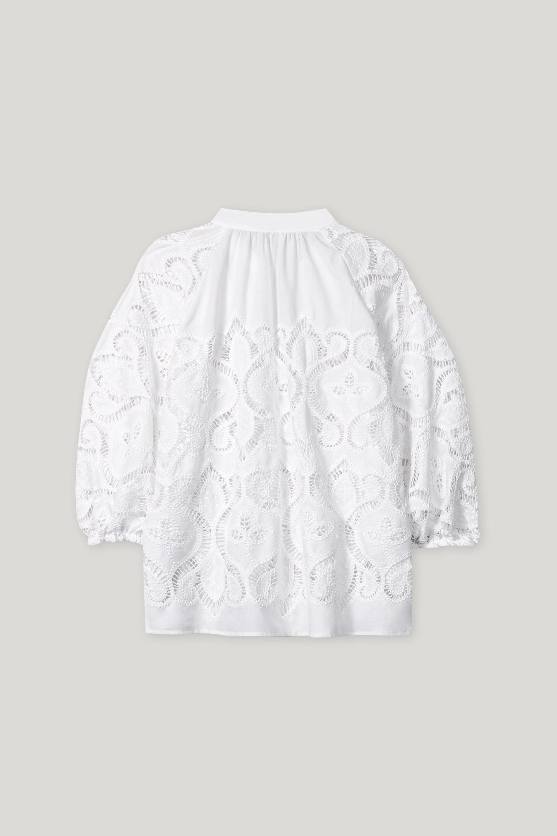 Tunika mit Lochstickerei