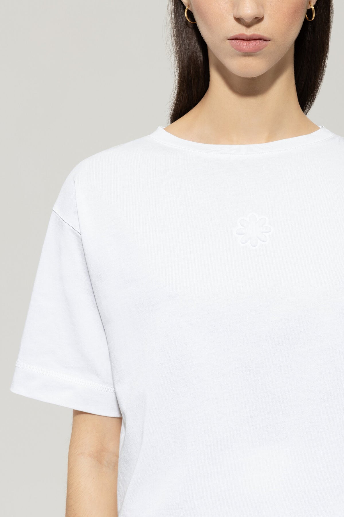 Luisa Cerano Shirt mit Blumen-Print, Shirts