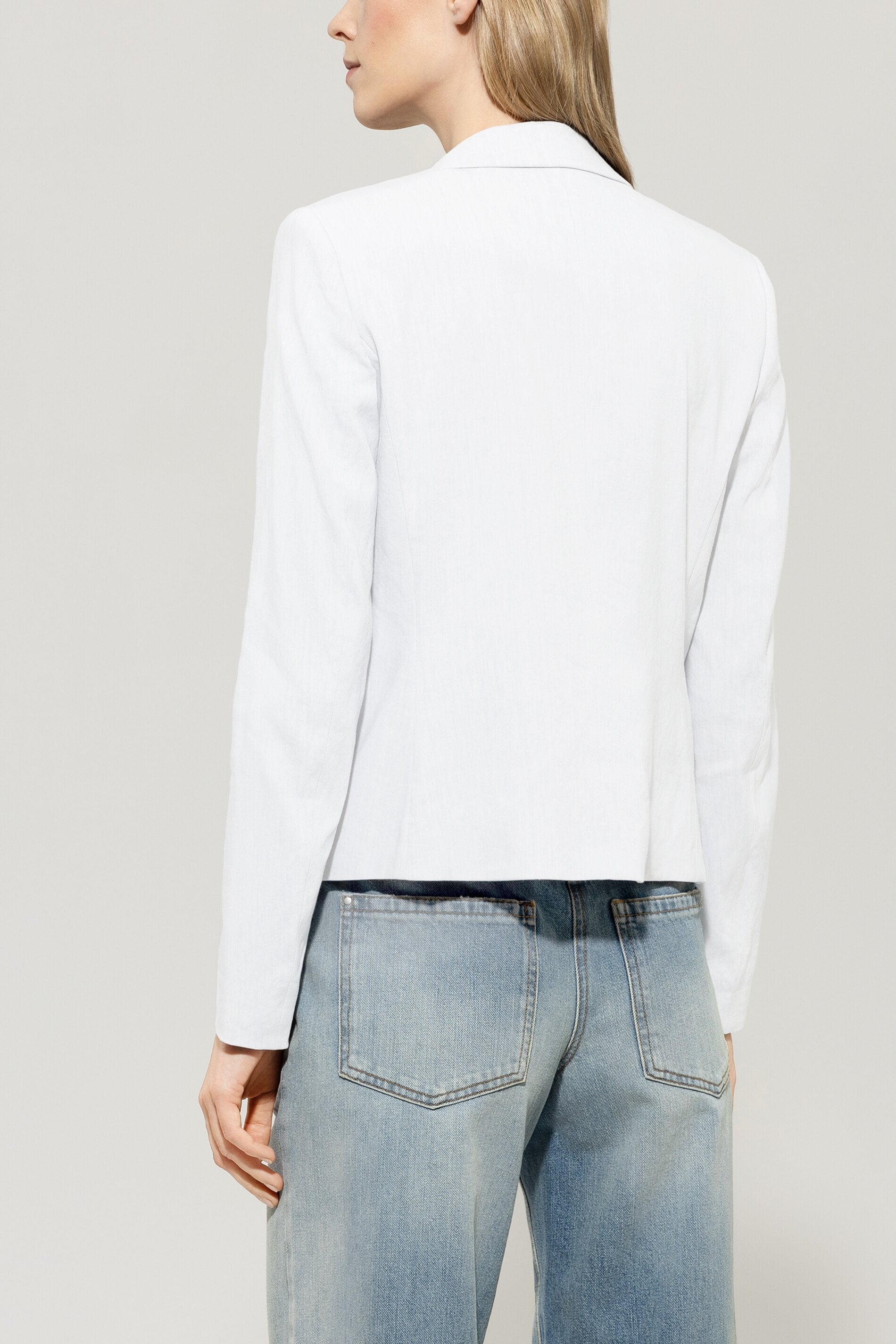 Blazer aus Leinen-Mix