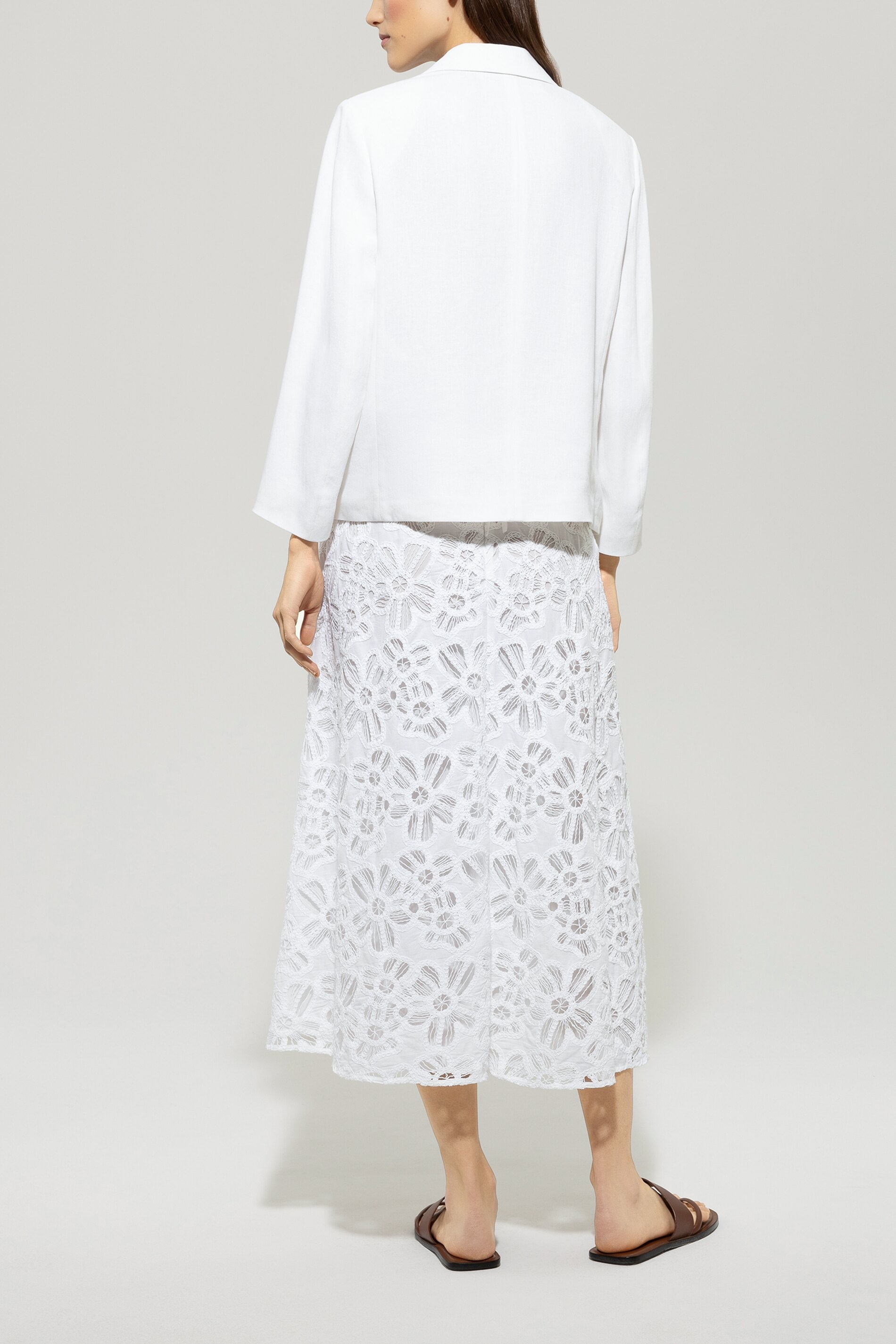 Blazer aus Leinen-Mix