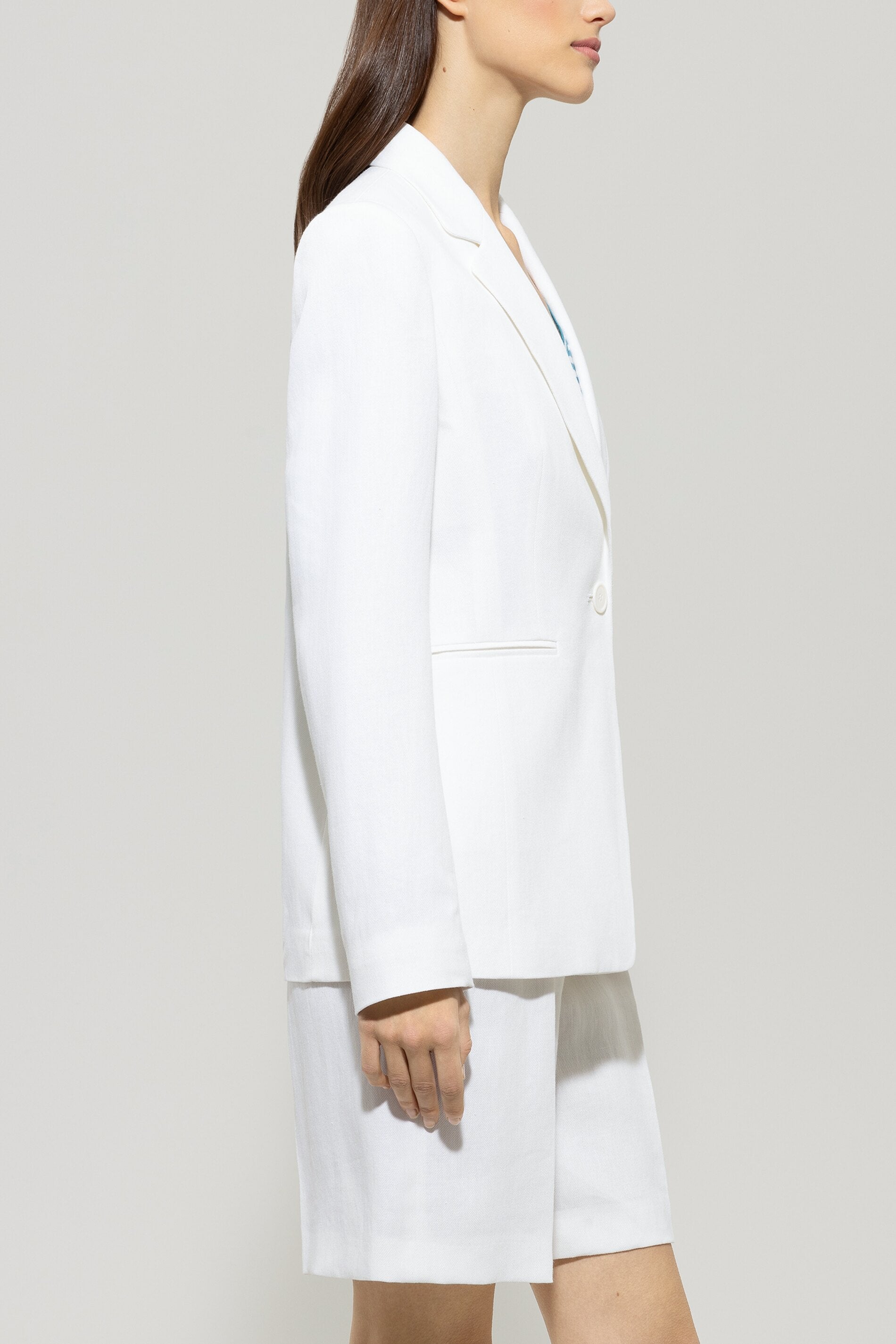 Blazer aus Leinen-Mix