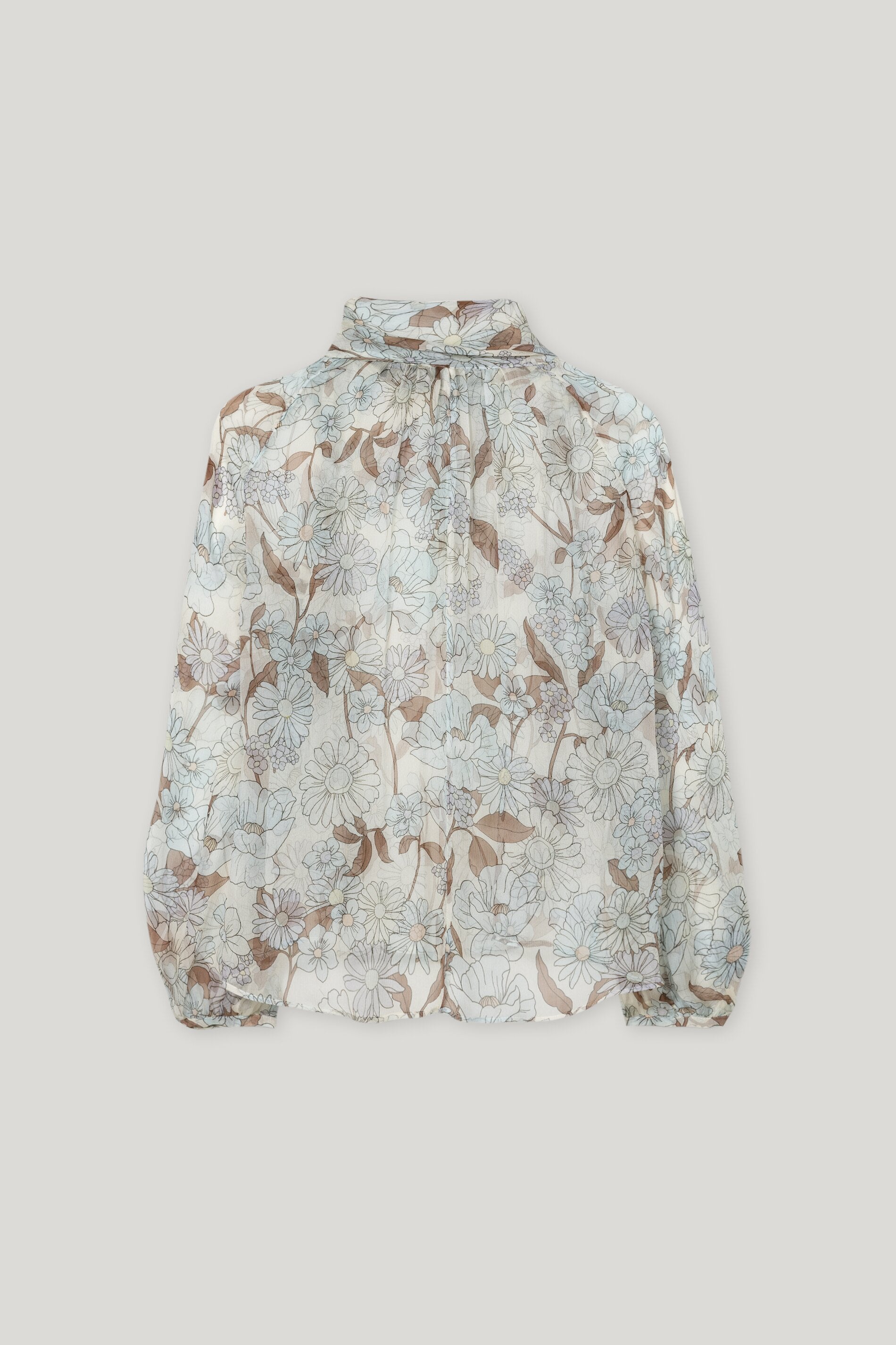 Luisa Cerano-Seidenbluse mit Flower-Print-Hemden & Blusen-Black-Deal-Outlet-by-ARCHIVIST