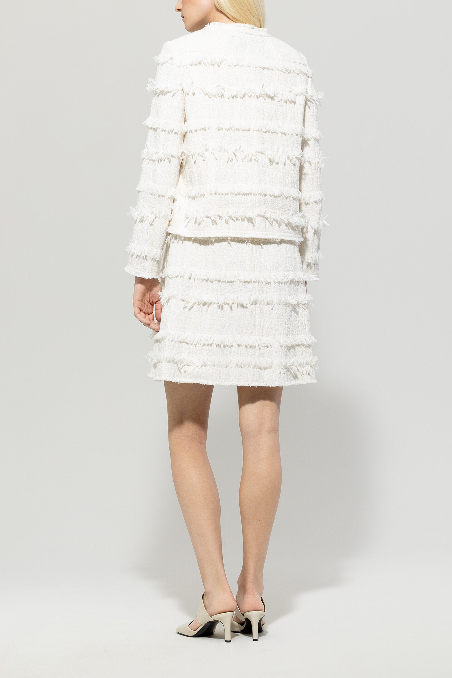 Jacke in Tweed-Optik