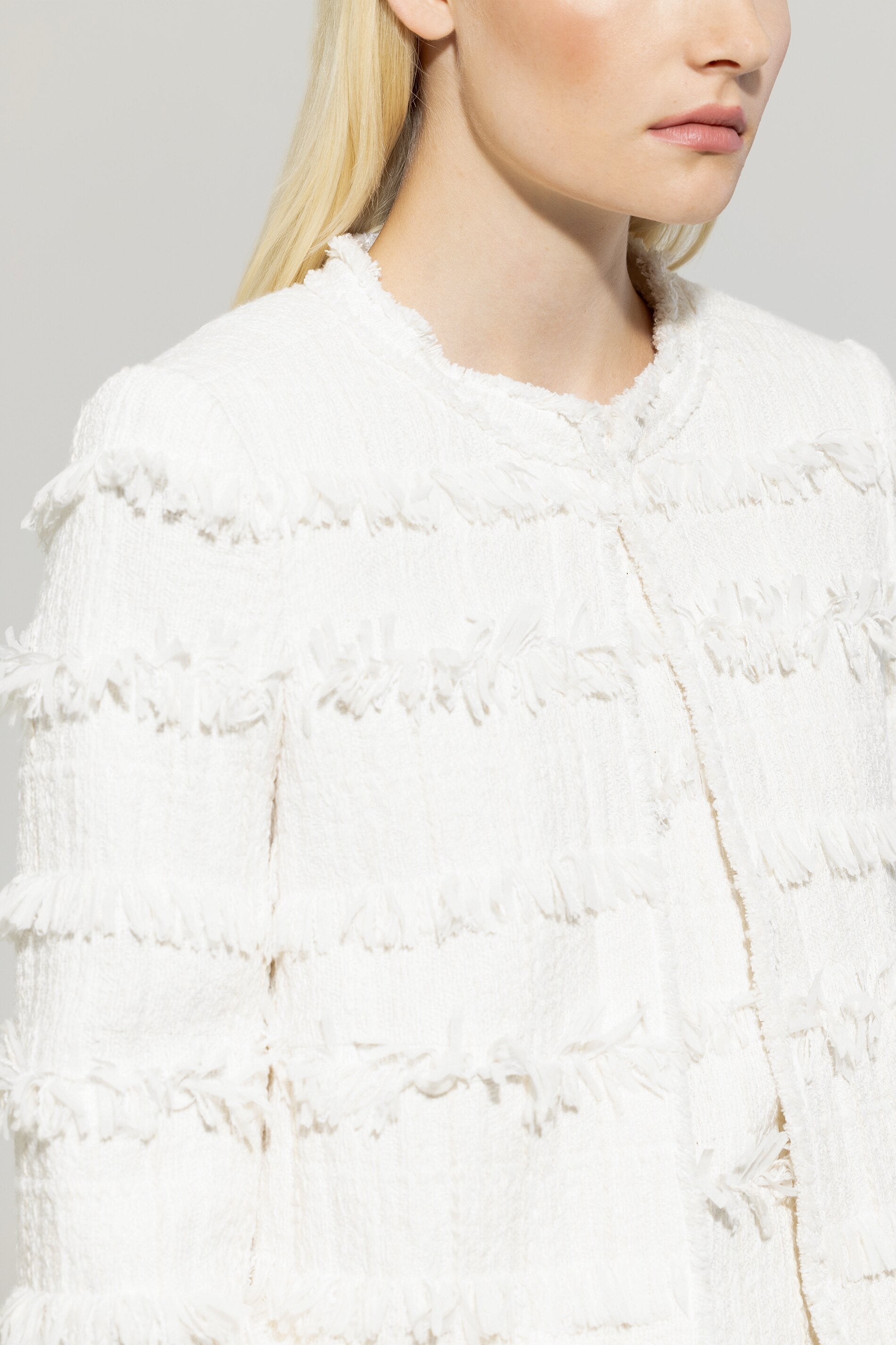 Jacke in Tweed-Optik