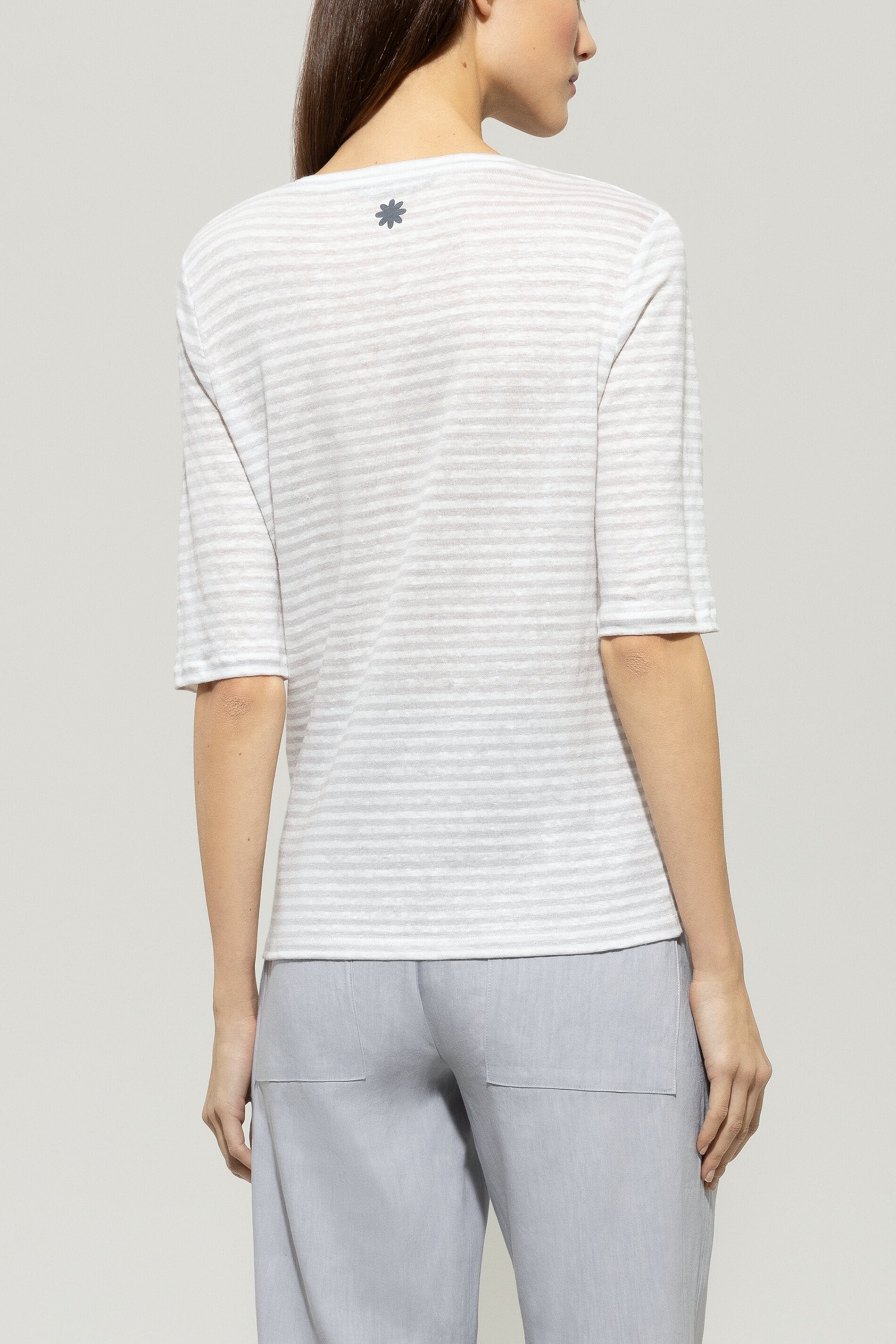 Leinen-Ringel-Shirt-Shirts-Luisa Cerano-ARCHIVIST