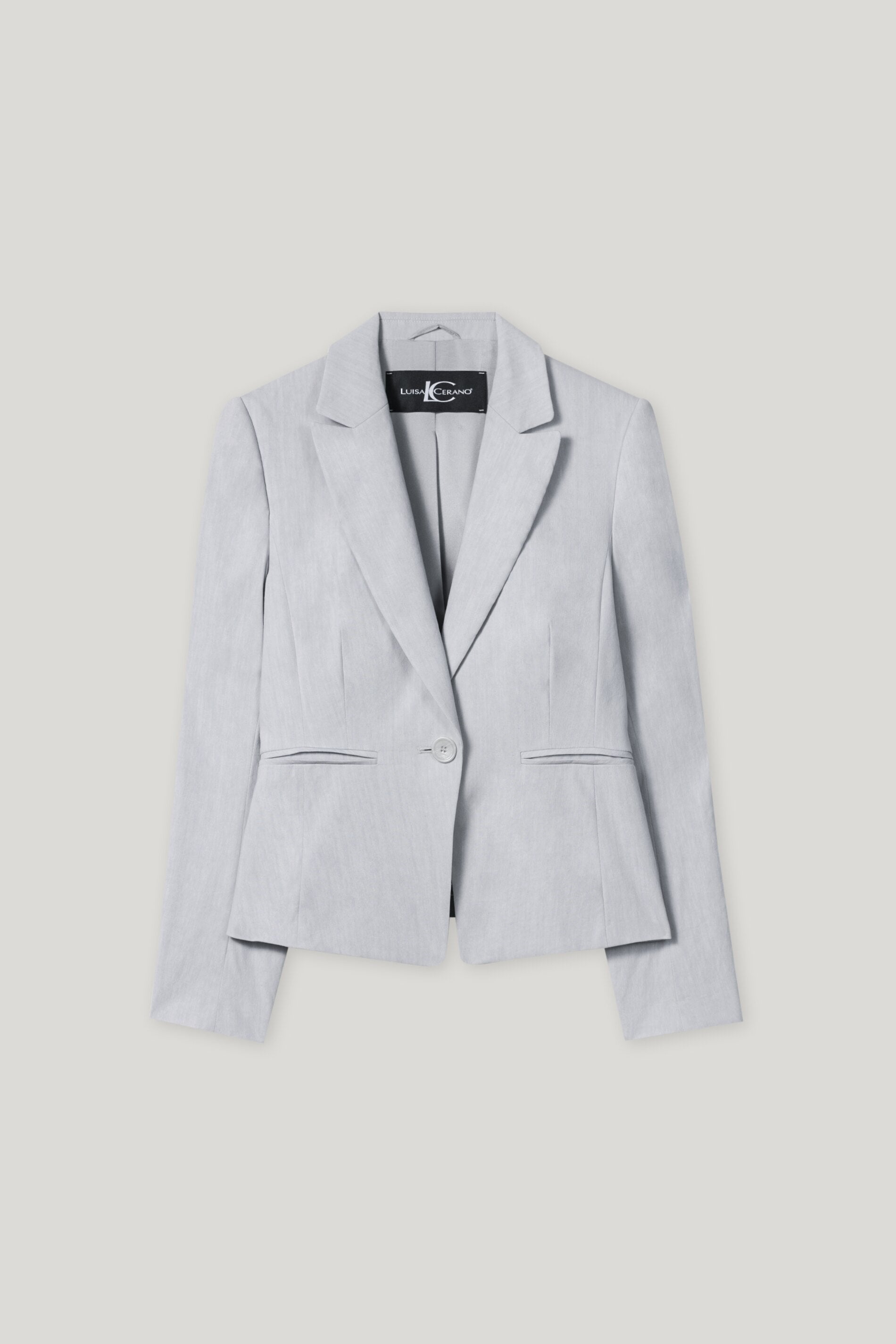 Blazer aus Leinen-Mix