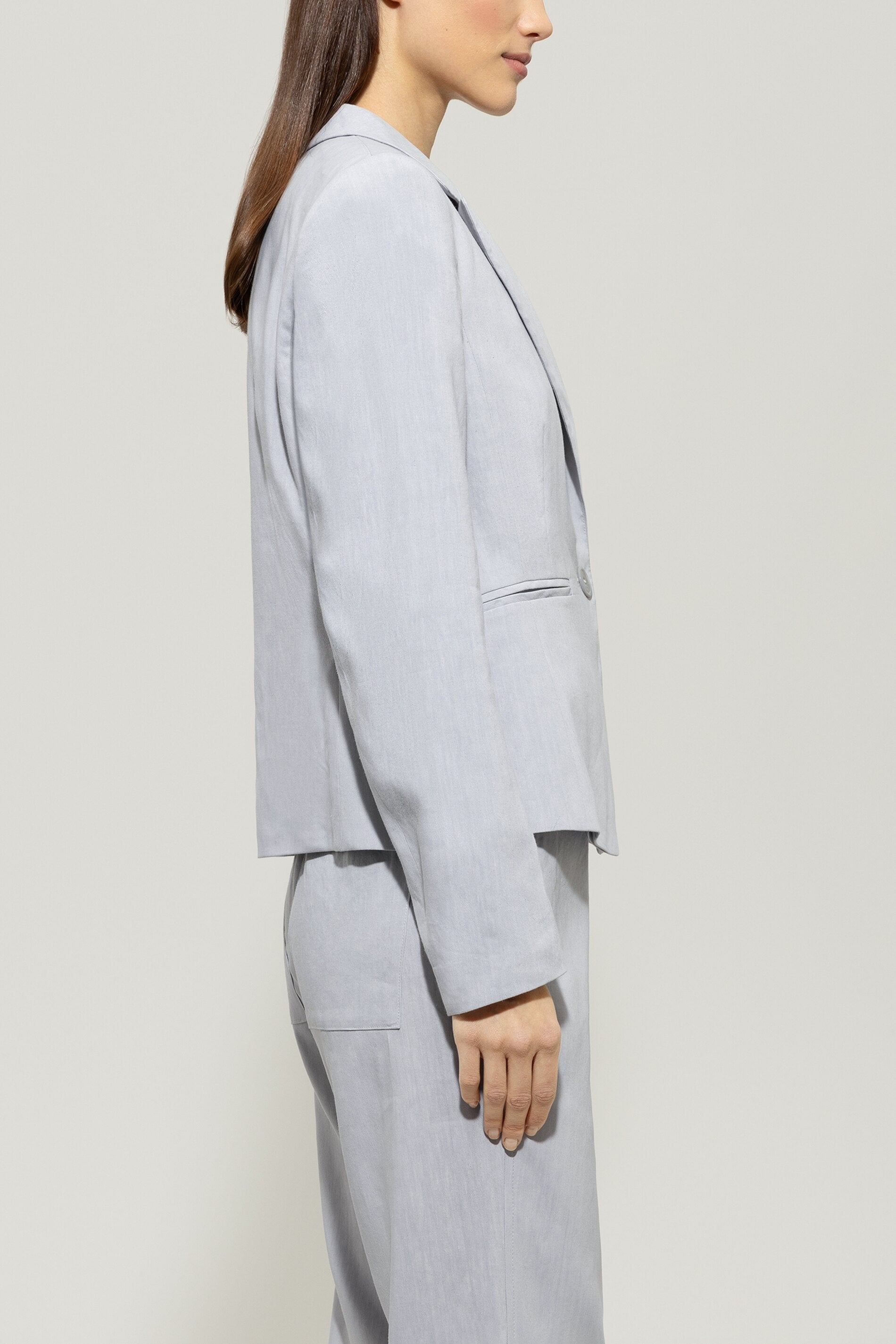 Blazer aus Leinen-Mix