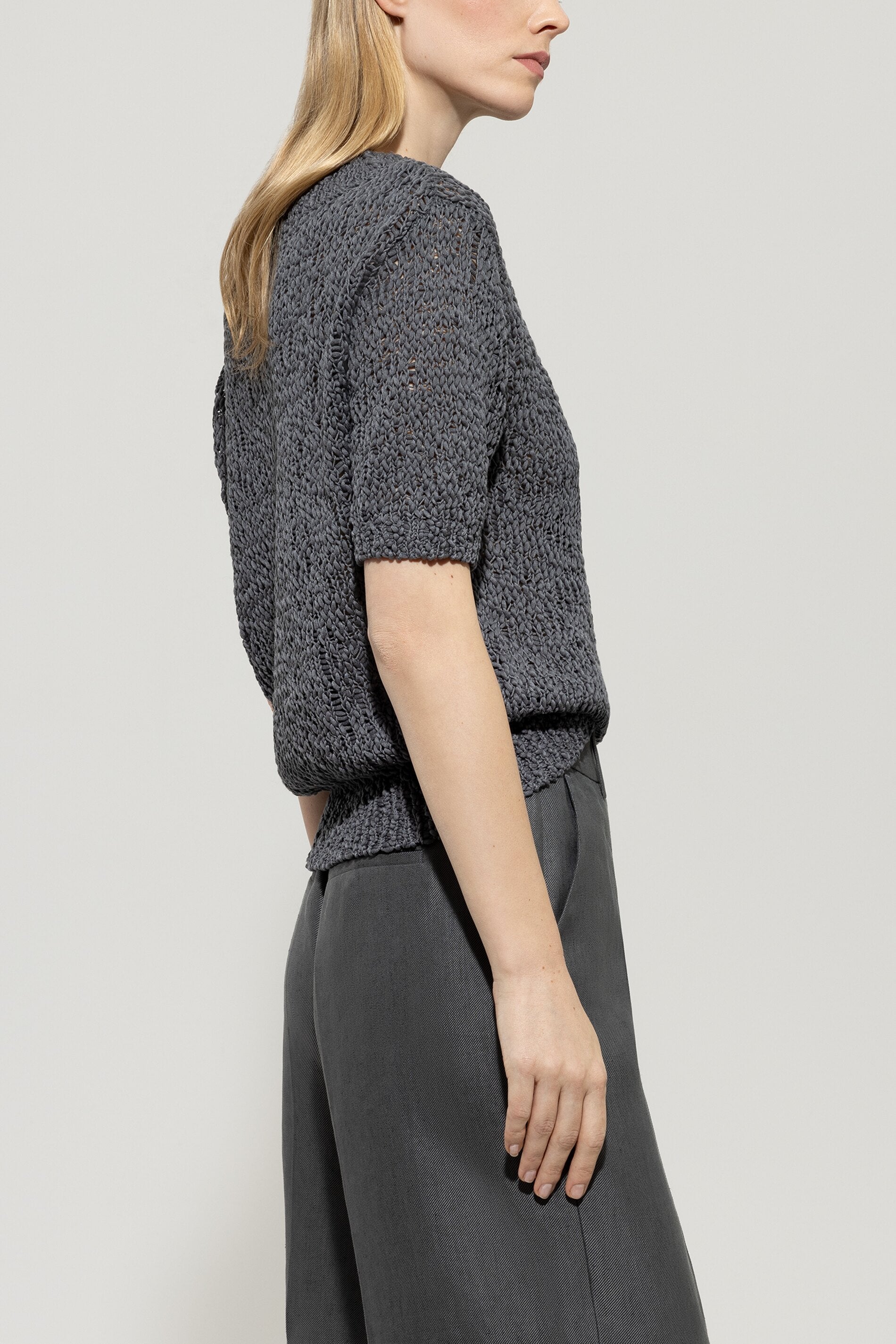 Pullover mit U-Boot-Ausschnitt-Strick & Pullover-Luisa Cerano-ARCHIVIST