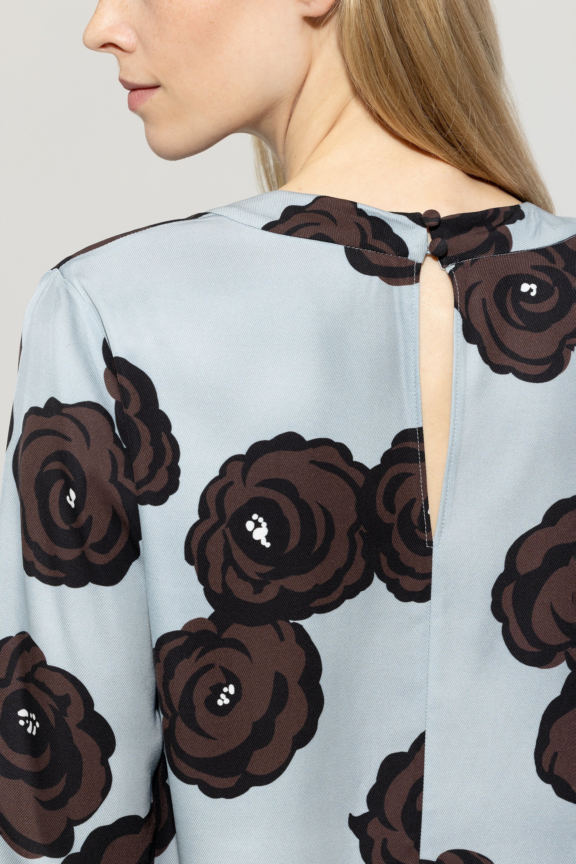 Luisa Cerano-Bluse mit Flower-Print-Hemden & Blusen-Black-Deal-Outlet-by-ARCHIVIST