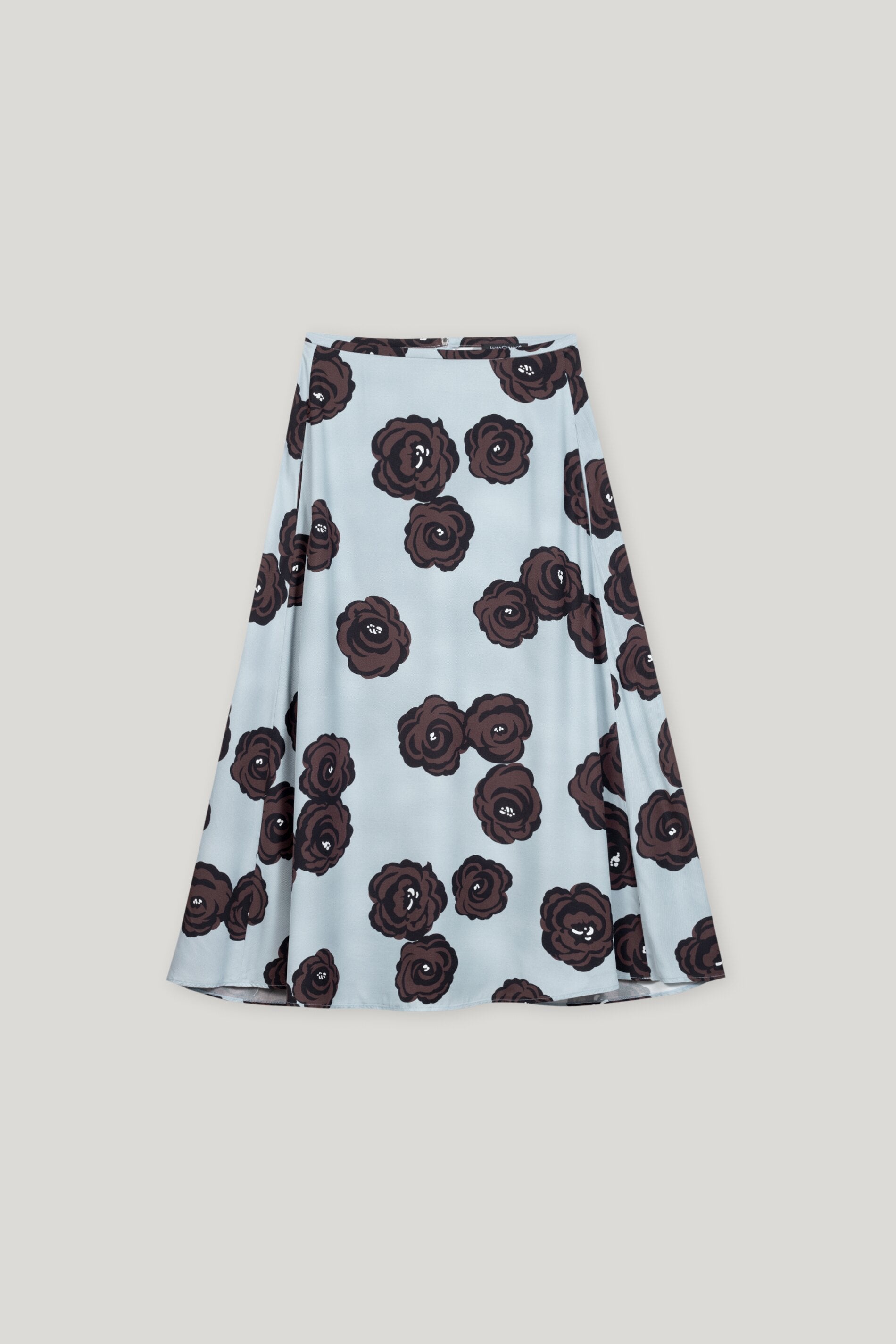 Luisa Cerano-Maxirock mit Flower-Print-Kleider & Röcke-Black-Deal-Outlet-by-ARCHIVIST