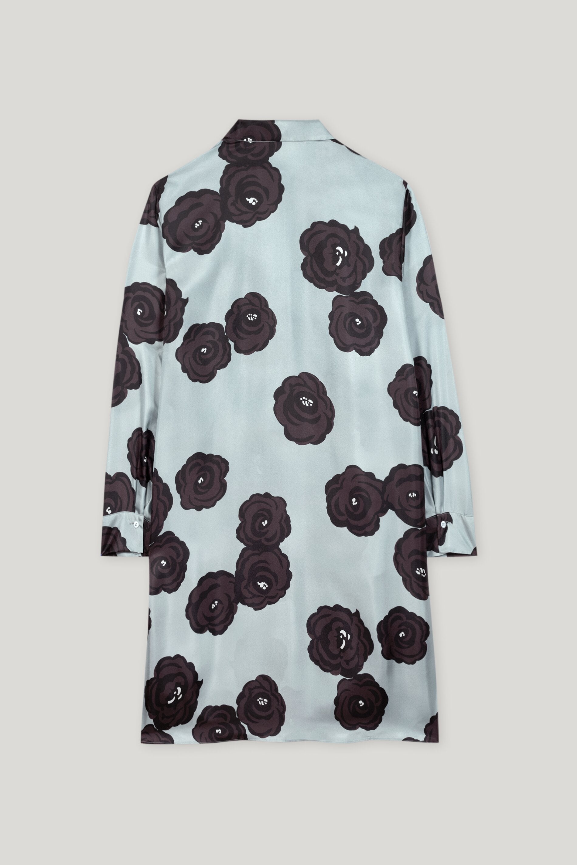 Luisa Cerano-Seidenkleid mit Flower-Print-Kleider & Röcke-Black-Deal-Outlet-by-ARCHIVIST
