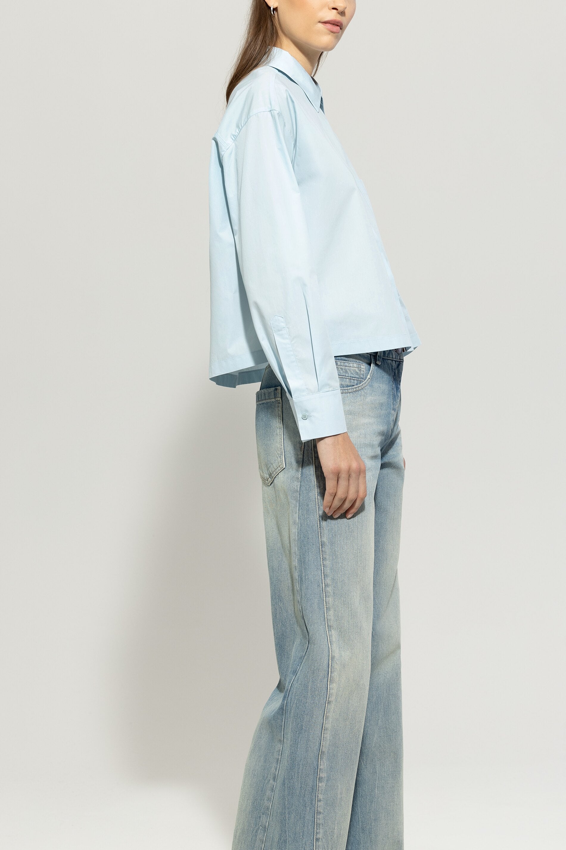 Luisa Cerano-Hemdbluse aus Baumwolle-Hemden & Blusen-Black-Deal-Outlet-by-ARCHIVIST