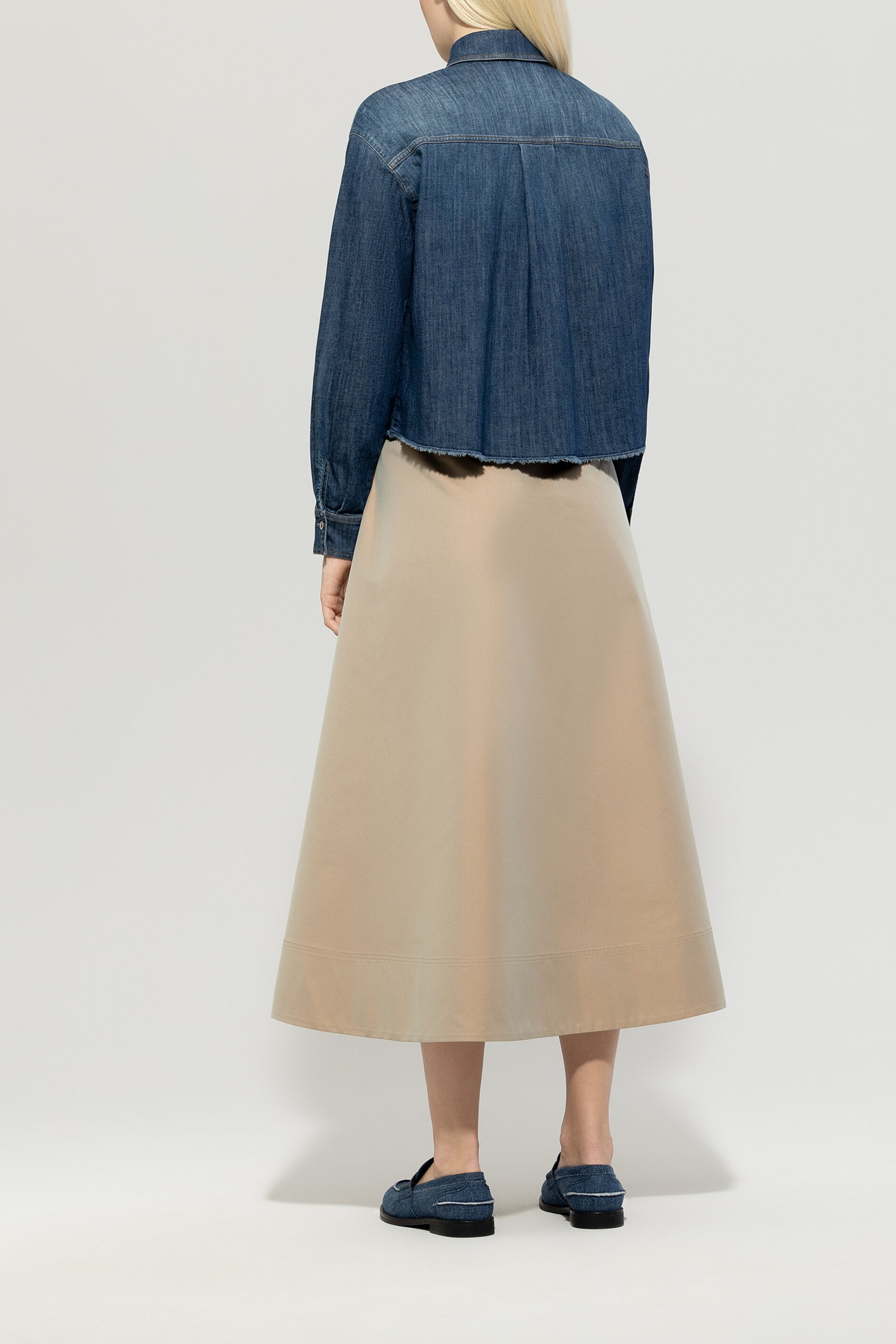 Luisa Cerano-Denim-Hemdbluse-Hemden & Blusen-Black-Deal-Outlet-by-ARCHIVIST