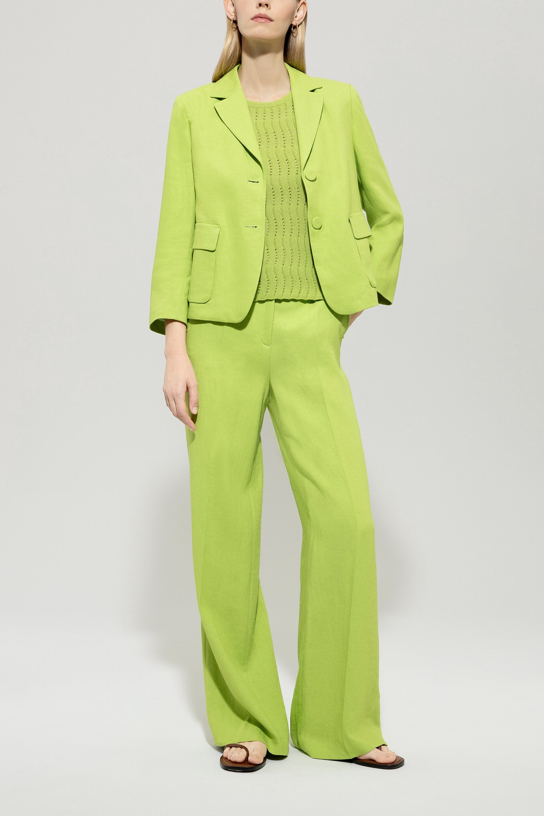 Blazer aus Leinen-Mix