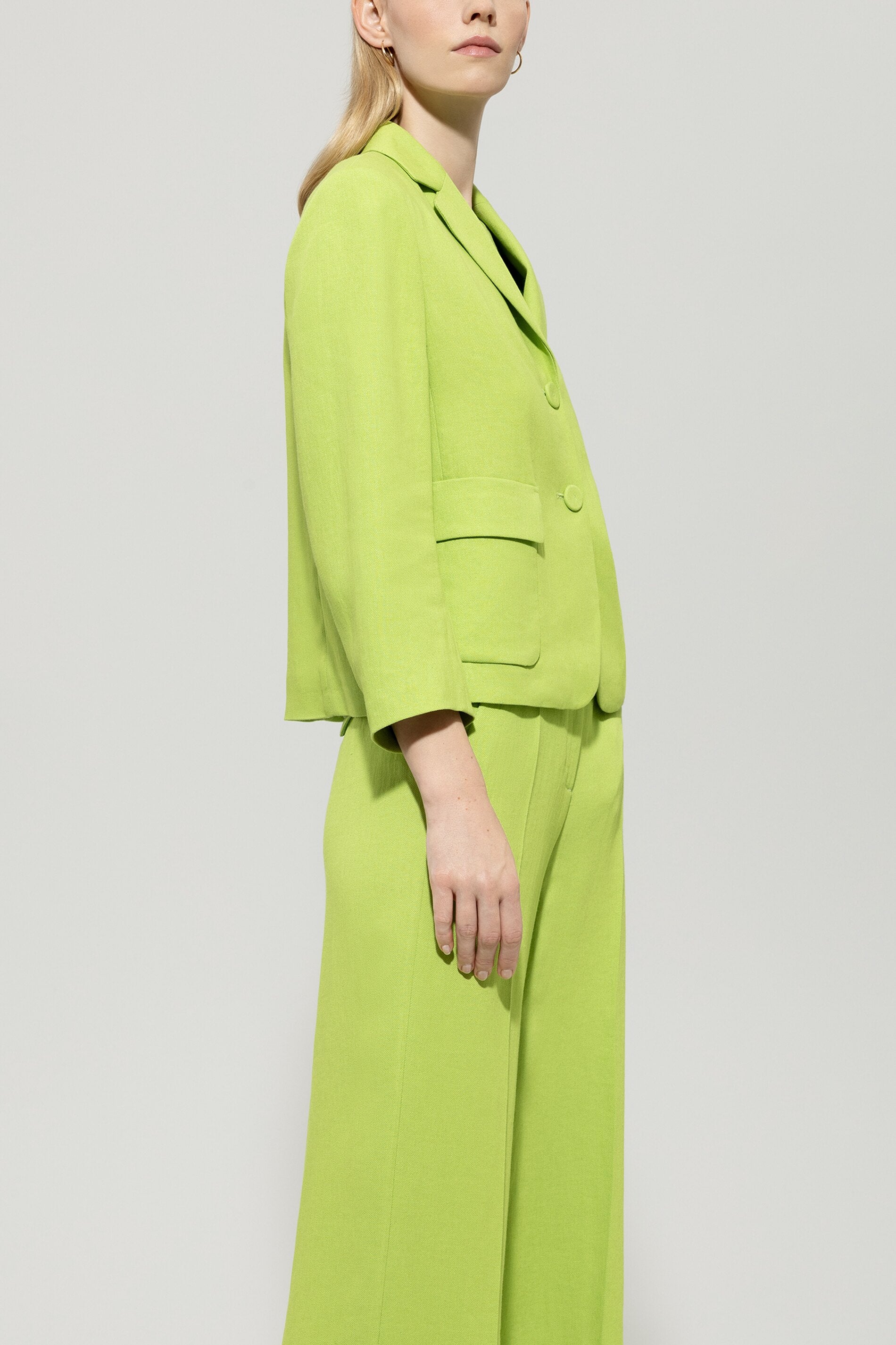 Blazer aus Leinen-Mix