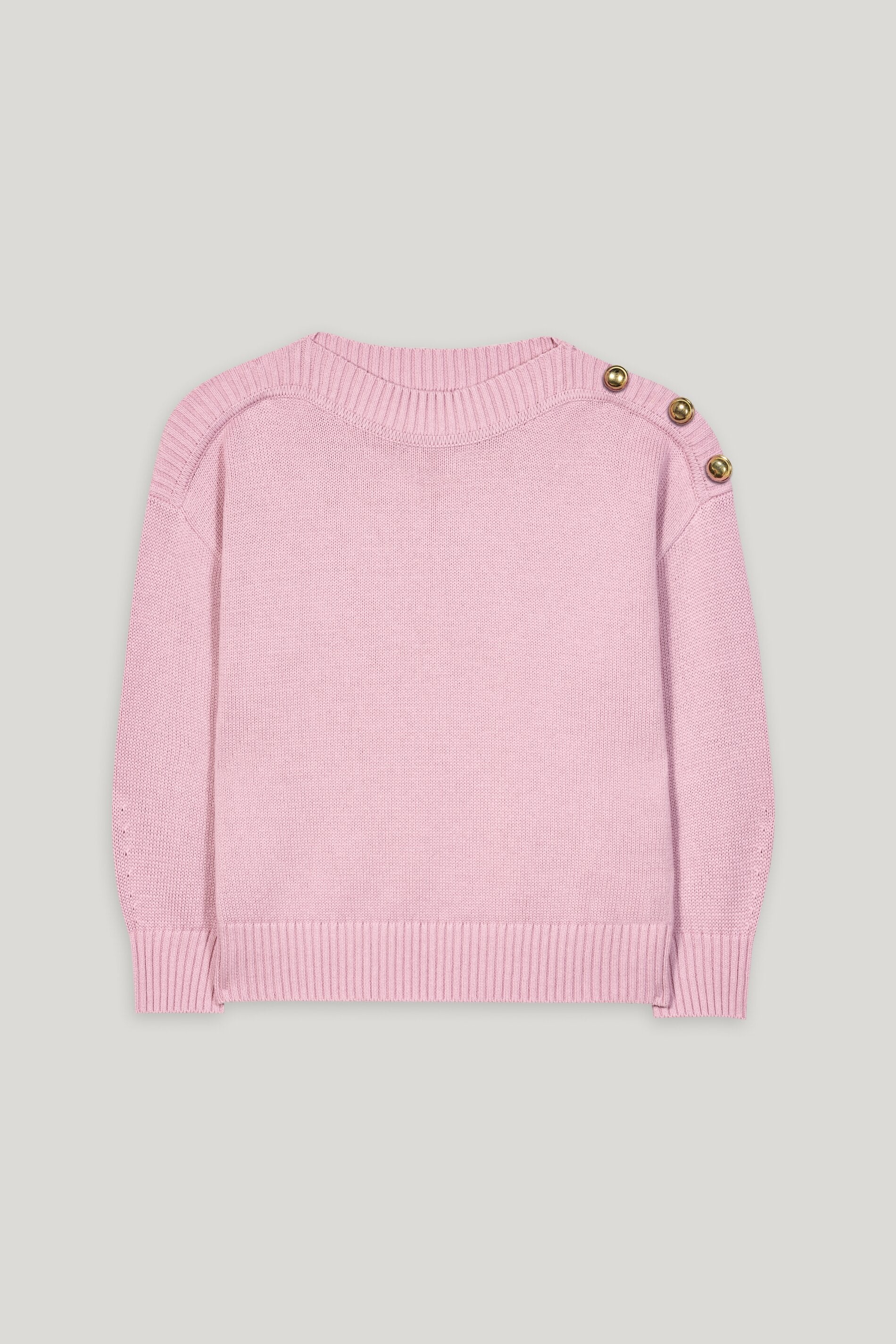 Pullover mit Rippdetails-Strick & Pullover-Luisa Cerano-34-fresh rose-ARCHIVIST