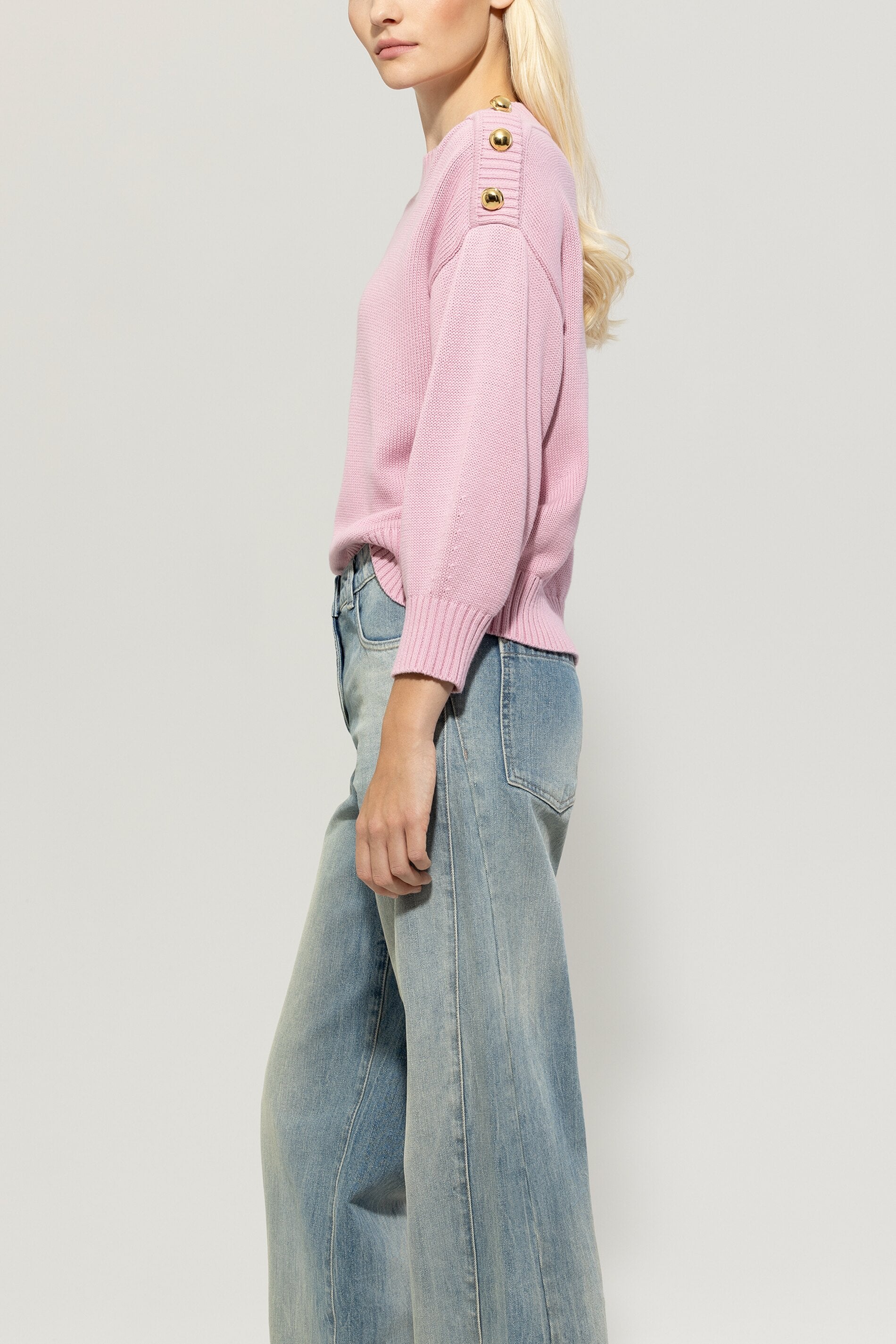 Pullover mit Rippdetails-Strick & Pullover-Luisa Cerano-ARCHIVIST