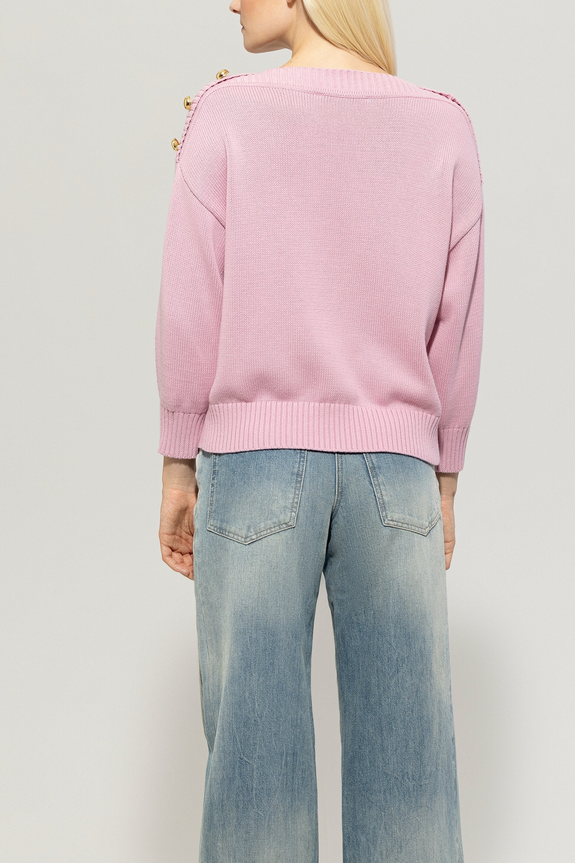 Pullover mit Rippdetails-Strick & Pullover-Luisa Cerano-ARCHIVIST