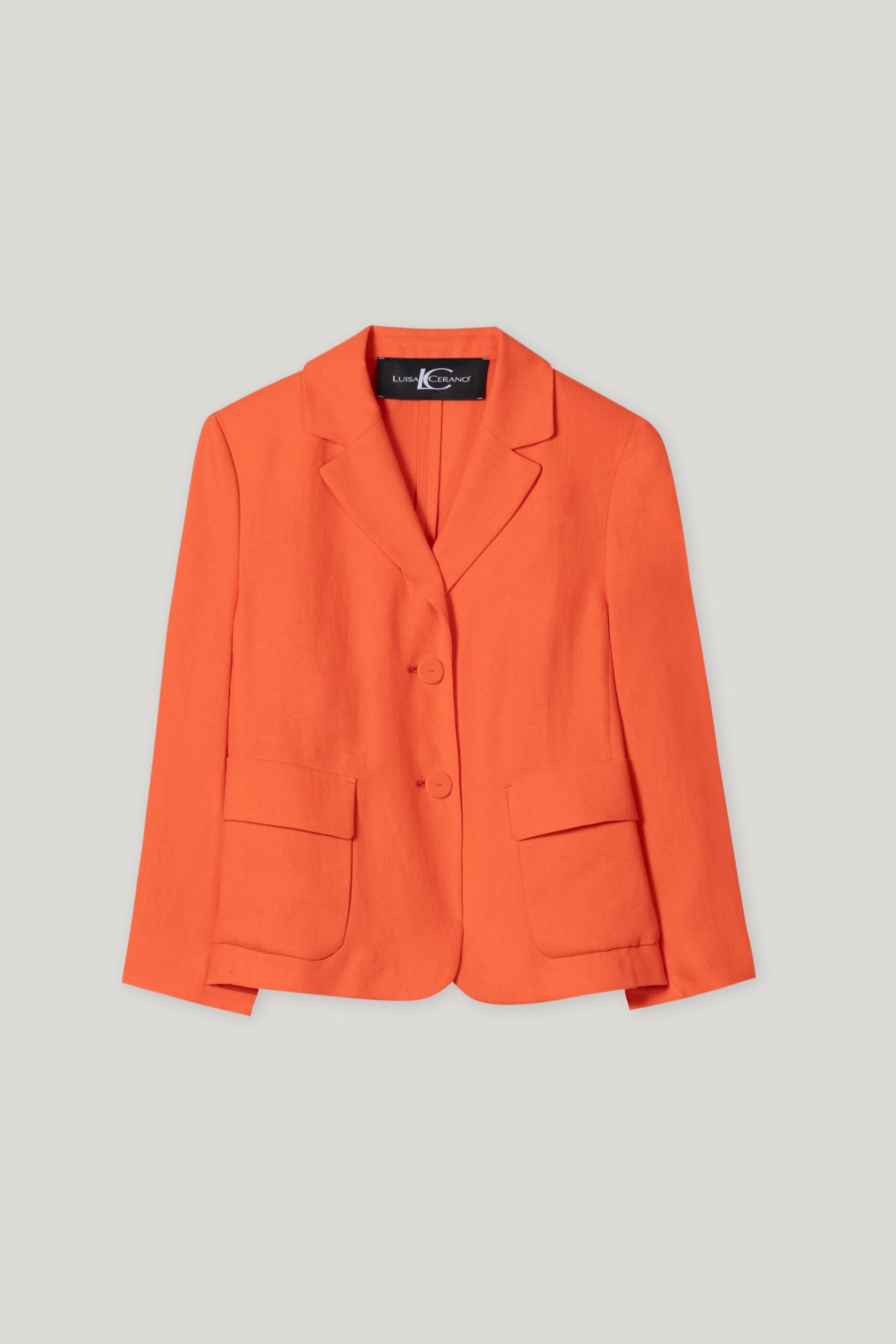 Blazer aus Leinen-Mix