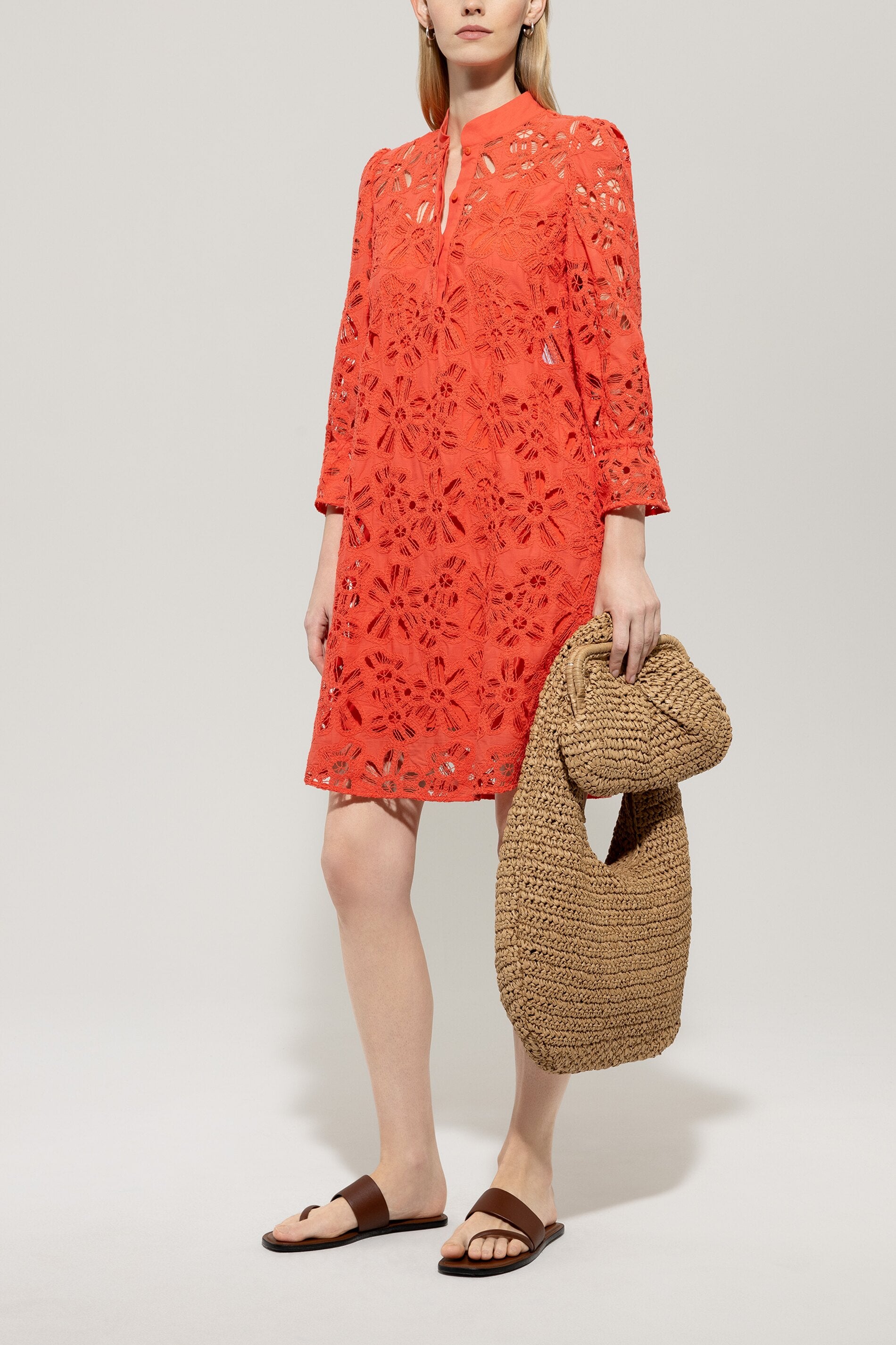 Crochet-Hemdblusenkleid-Kleider & Röcke-Luisa Cerano-ARCHIVIST