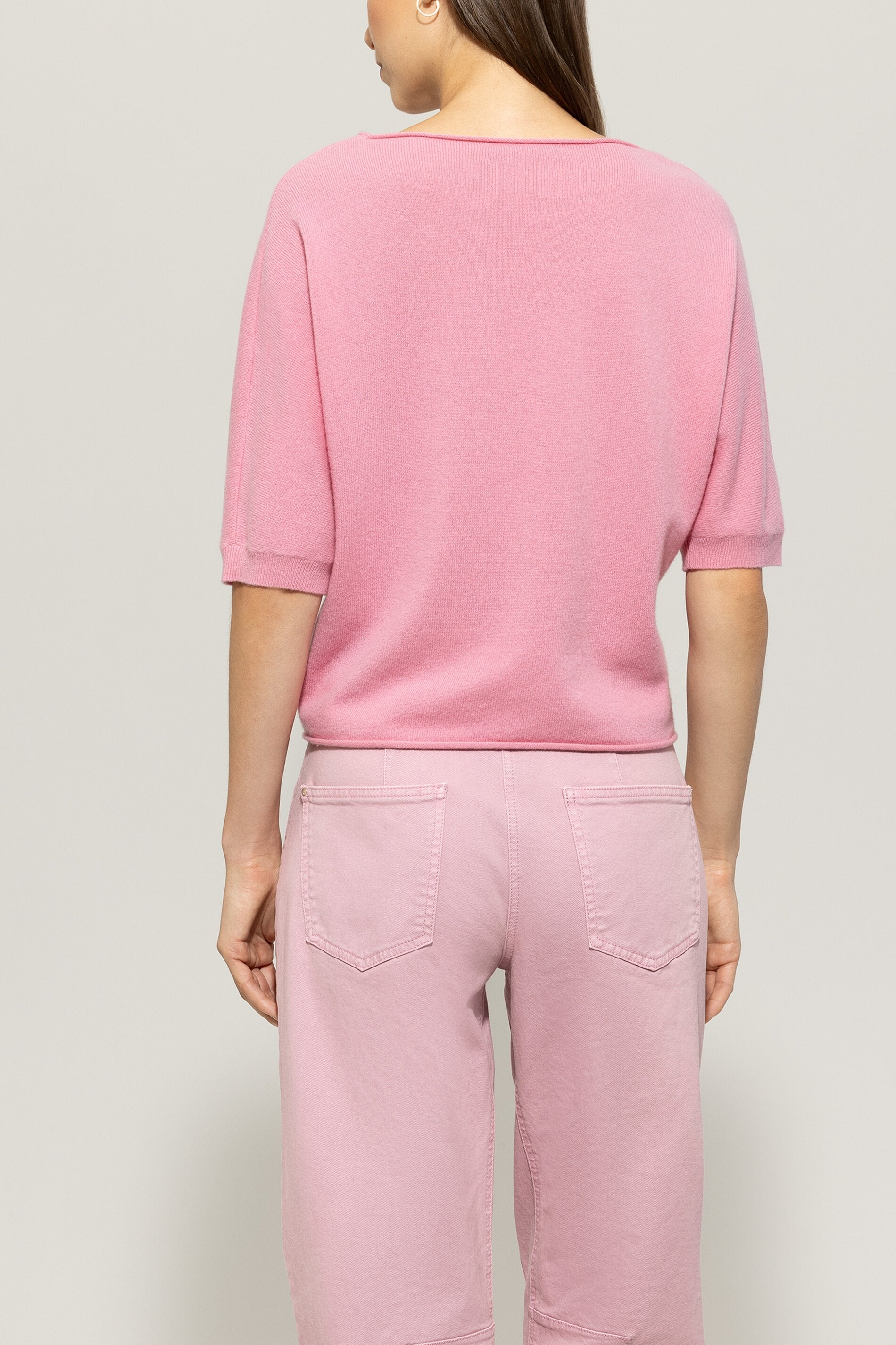 V-Pullover aus Kaschmir-Mix