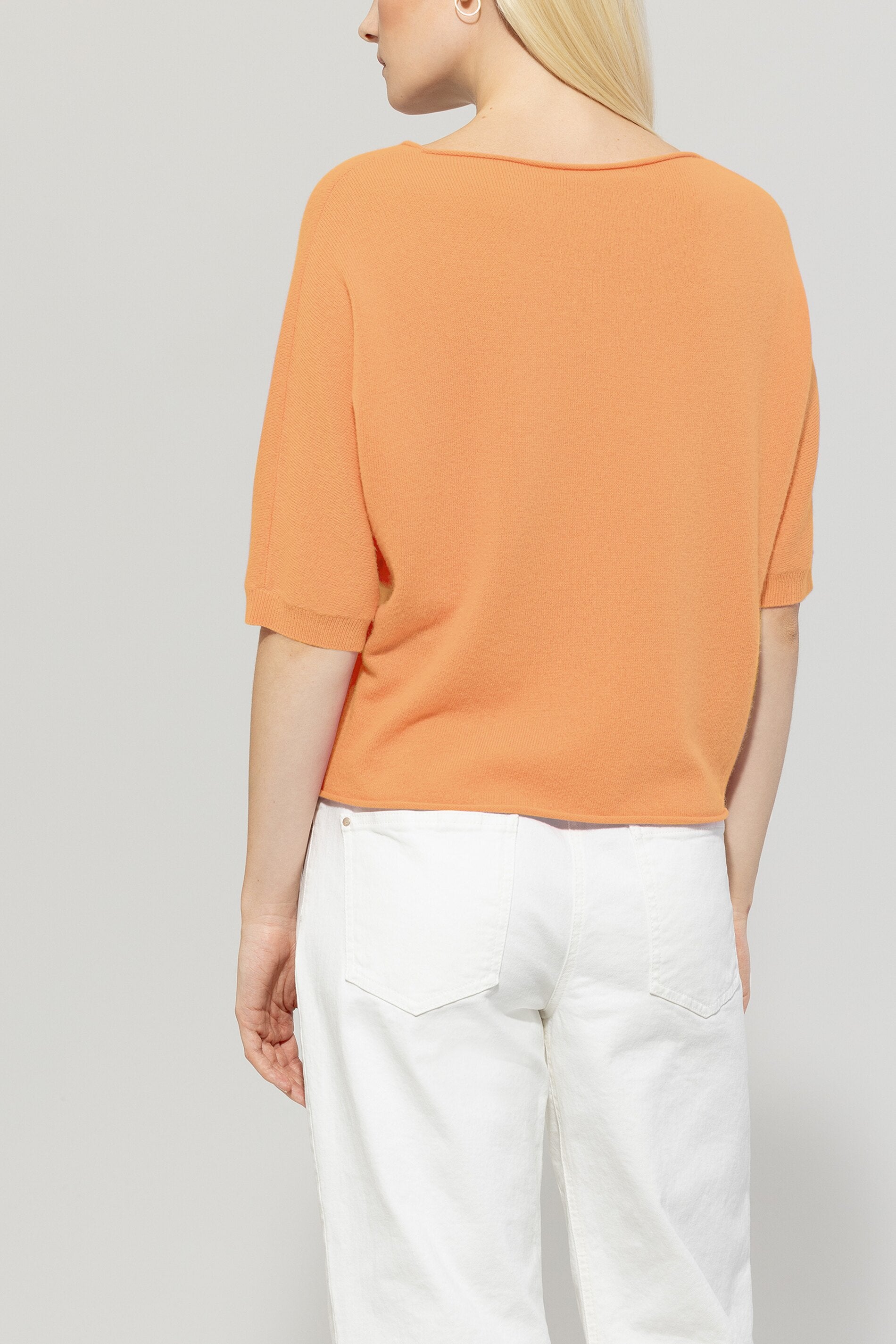 V-Pullover aus Kaschmir-Mix