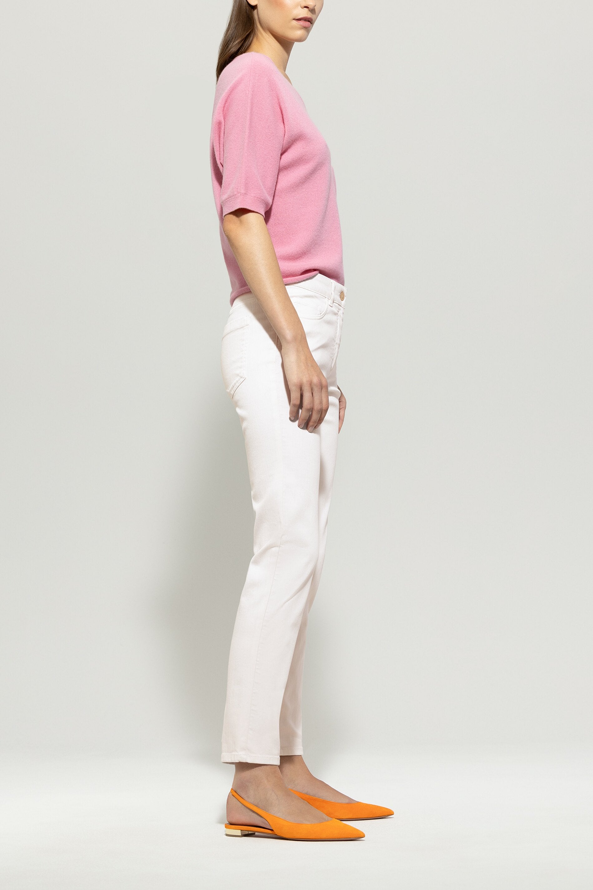 Luisa Cerano-Twill-Colour-Denim-Hosen-Black-Deal-Outlet-by-ARCHIVIST