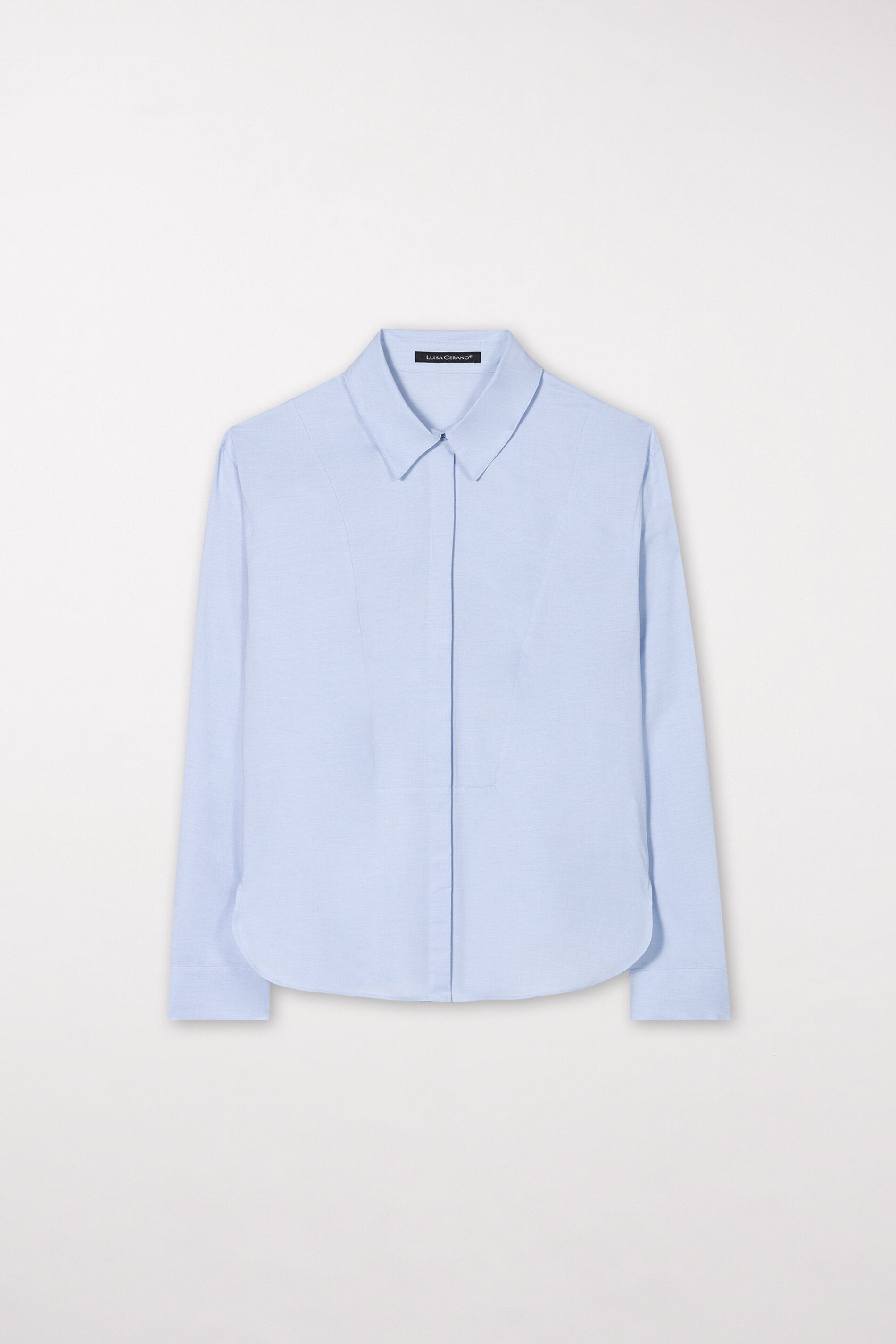 Chambray shirt blouse