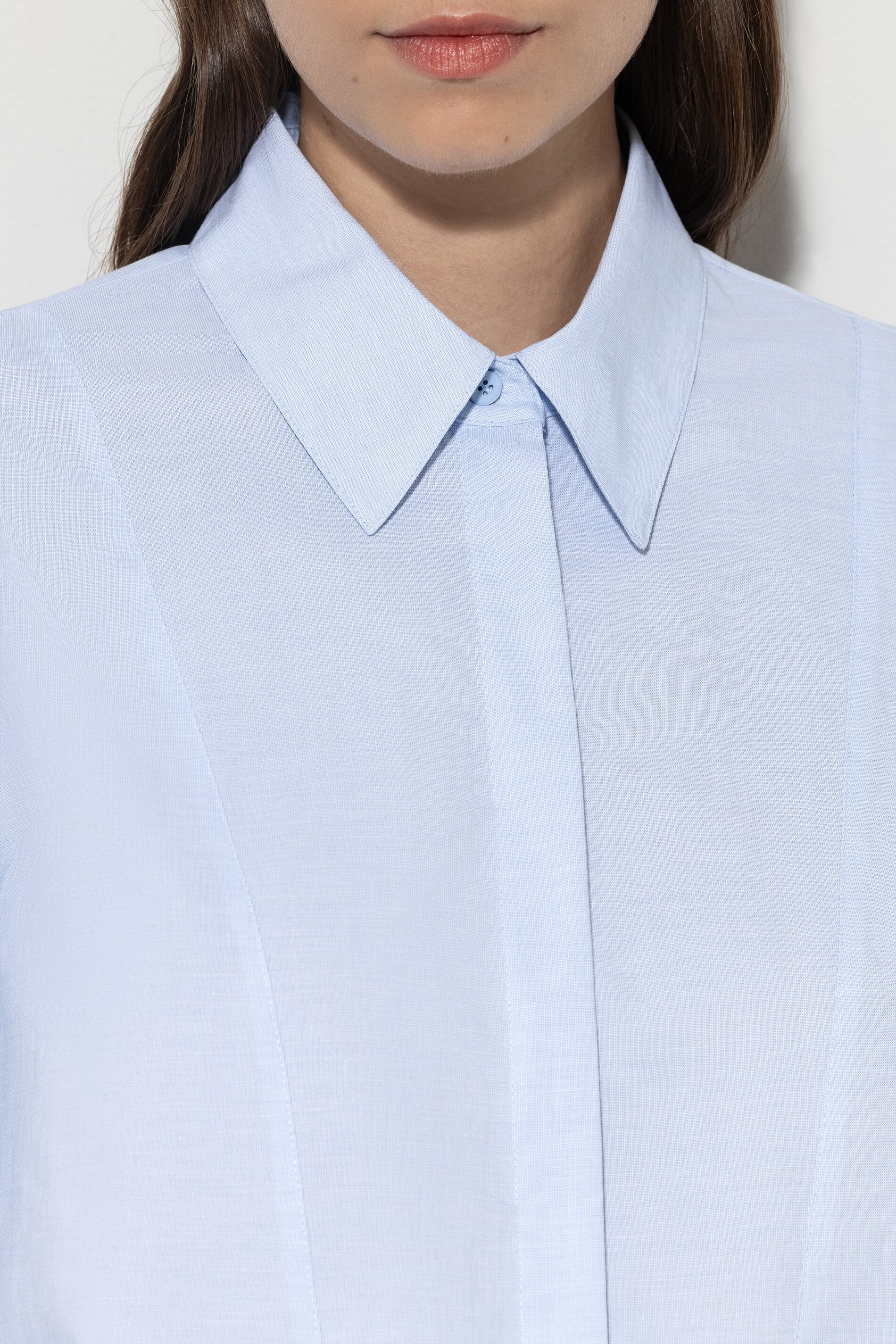 Chambray shirt blouse