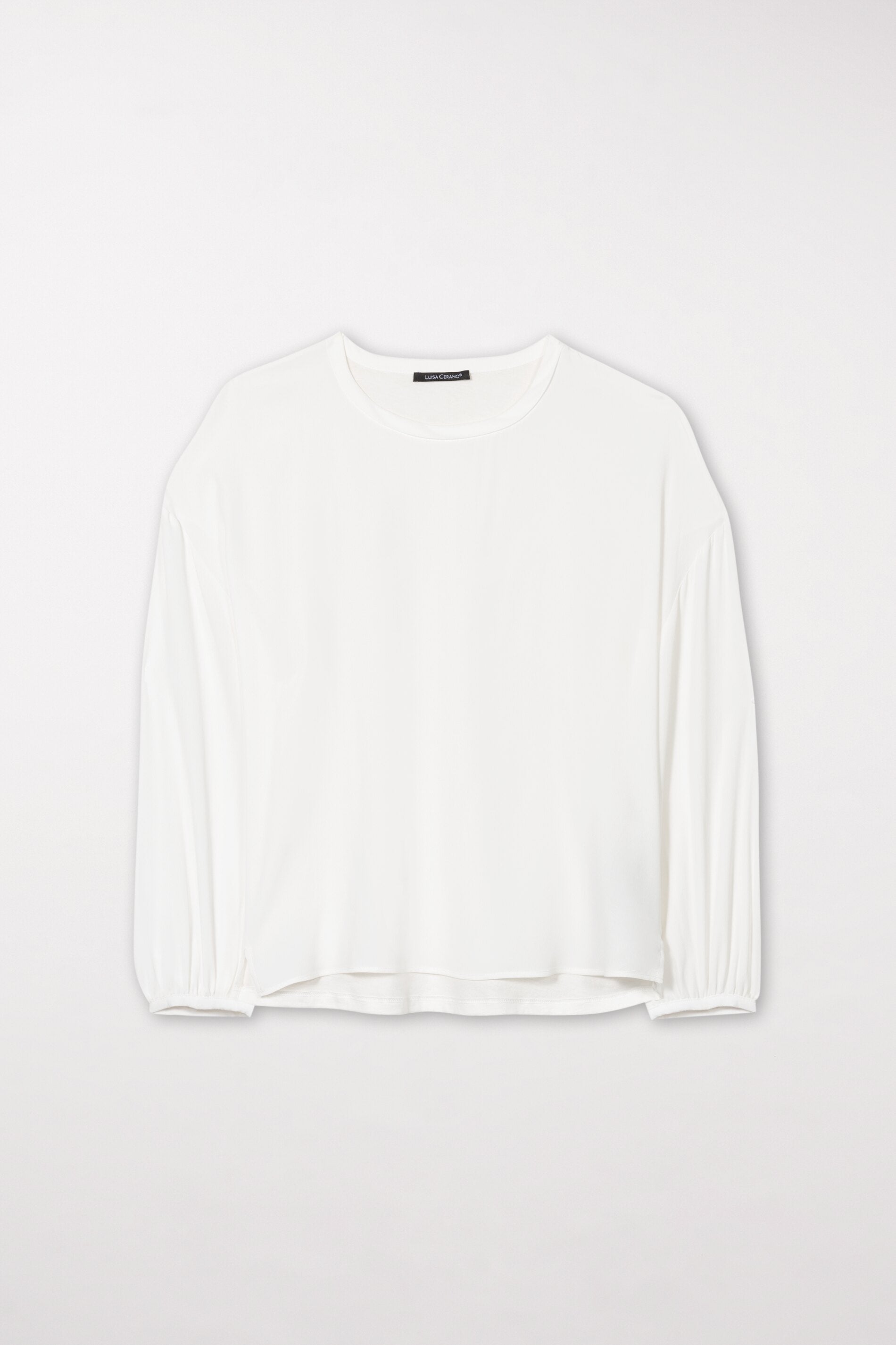 Blusenshirt aus Seiden-Mix