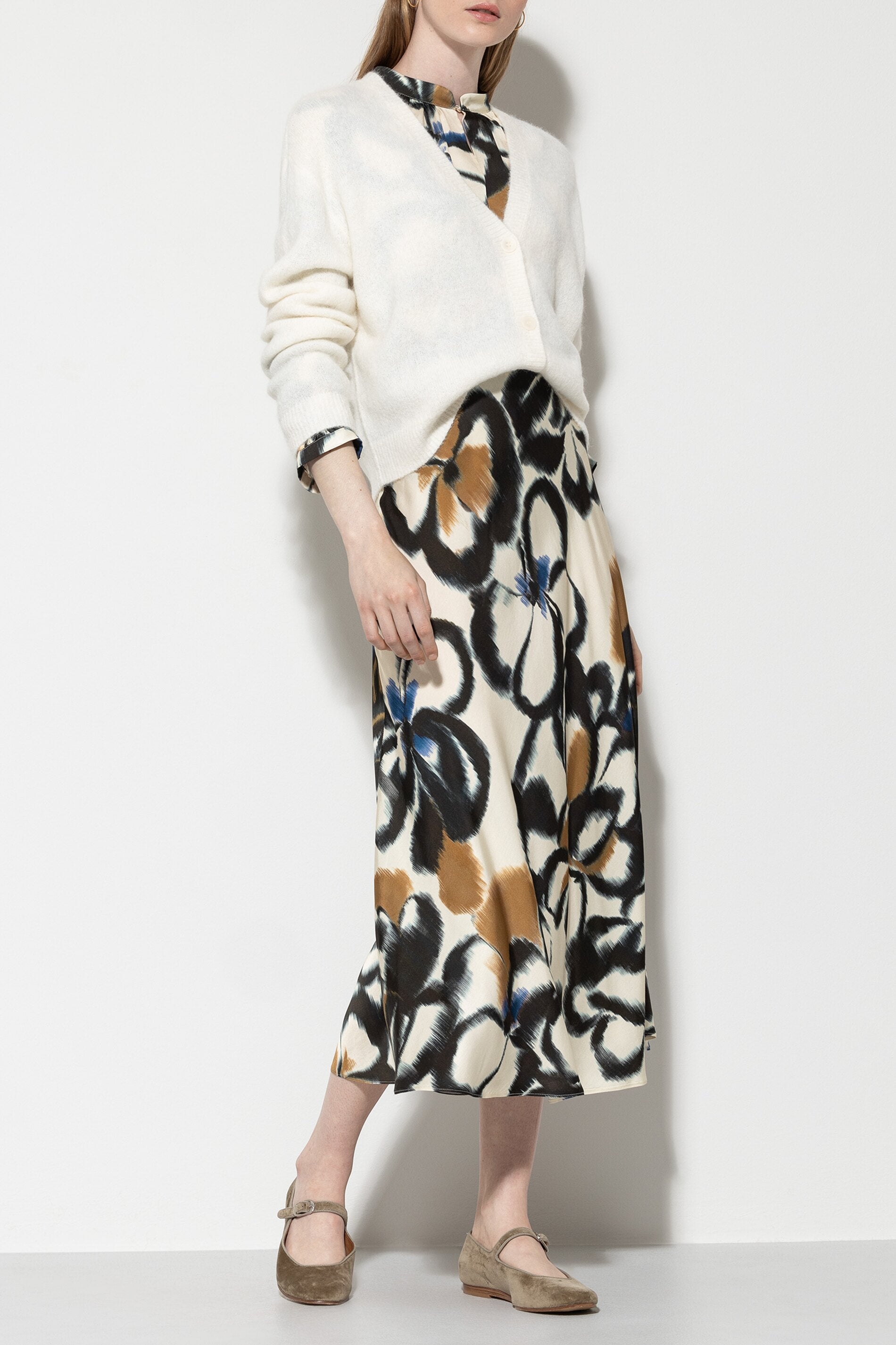 Cardigan aus Alpaka-Mix