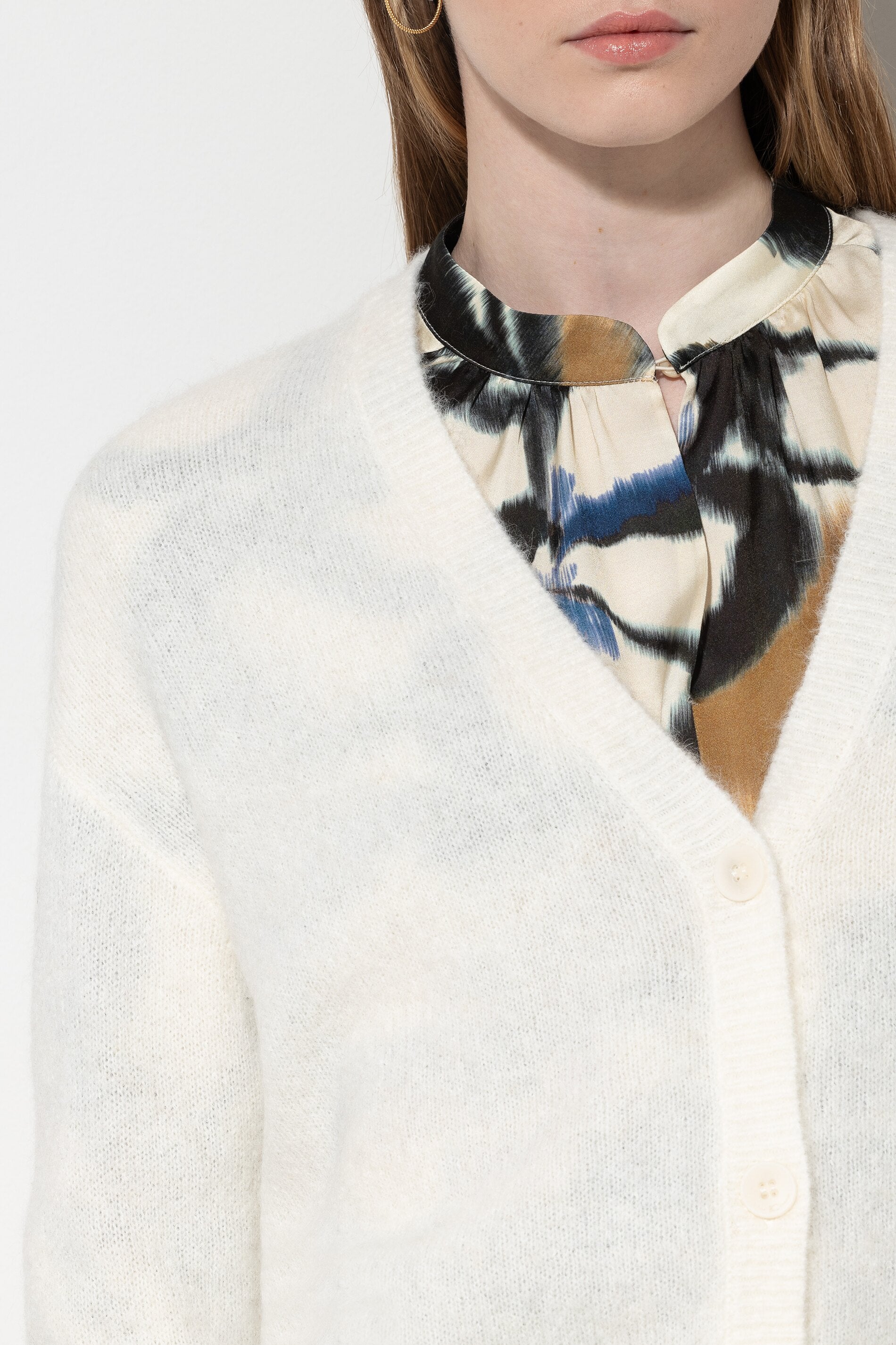 Cardigan aus Alpaka-Mix